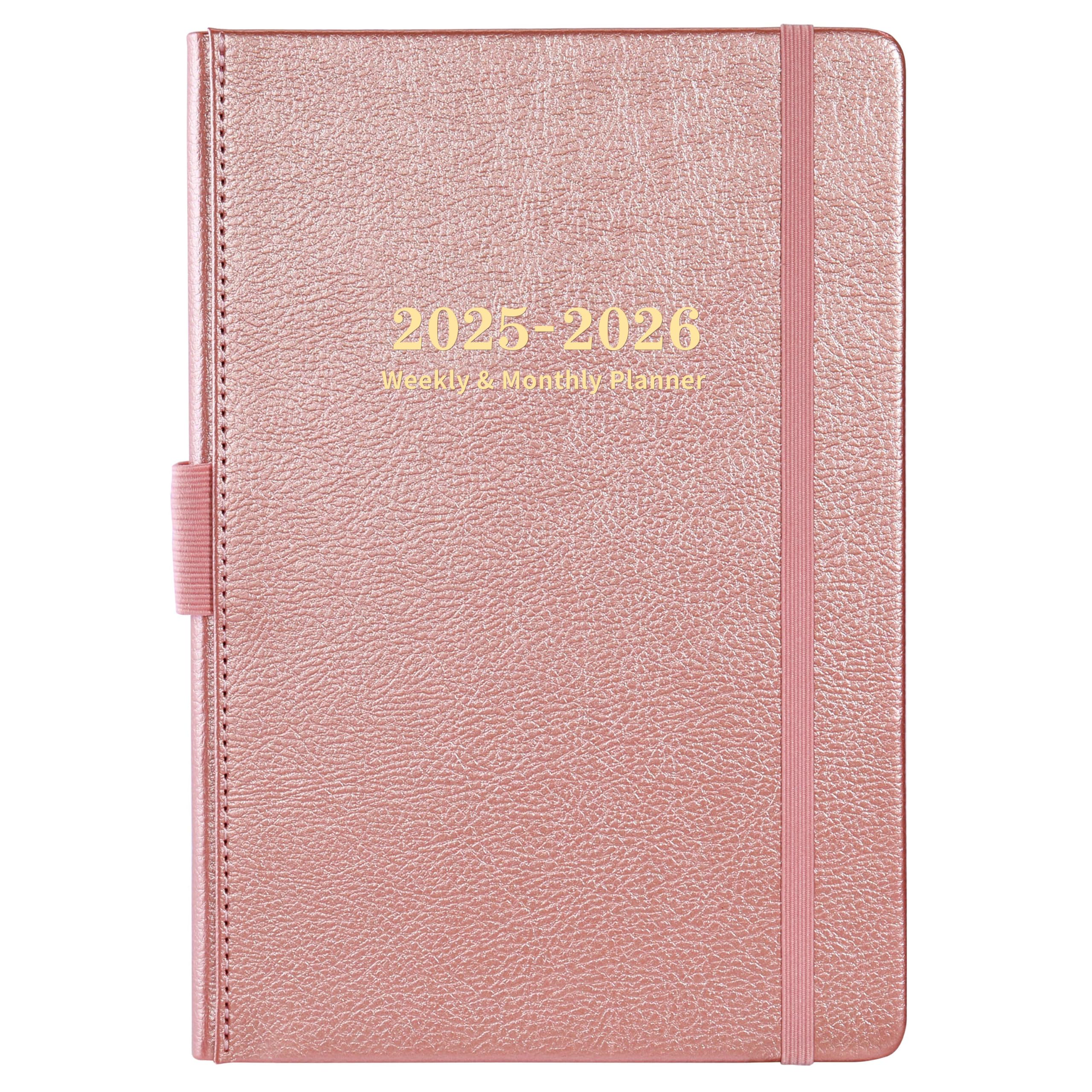 2025-2026 Weekly & Monthly Planner with Stickers - 5.7