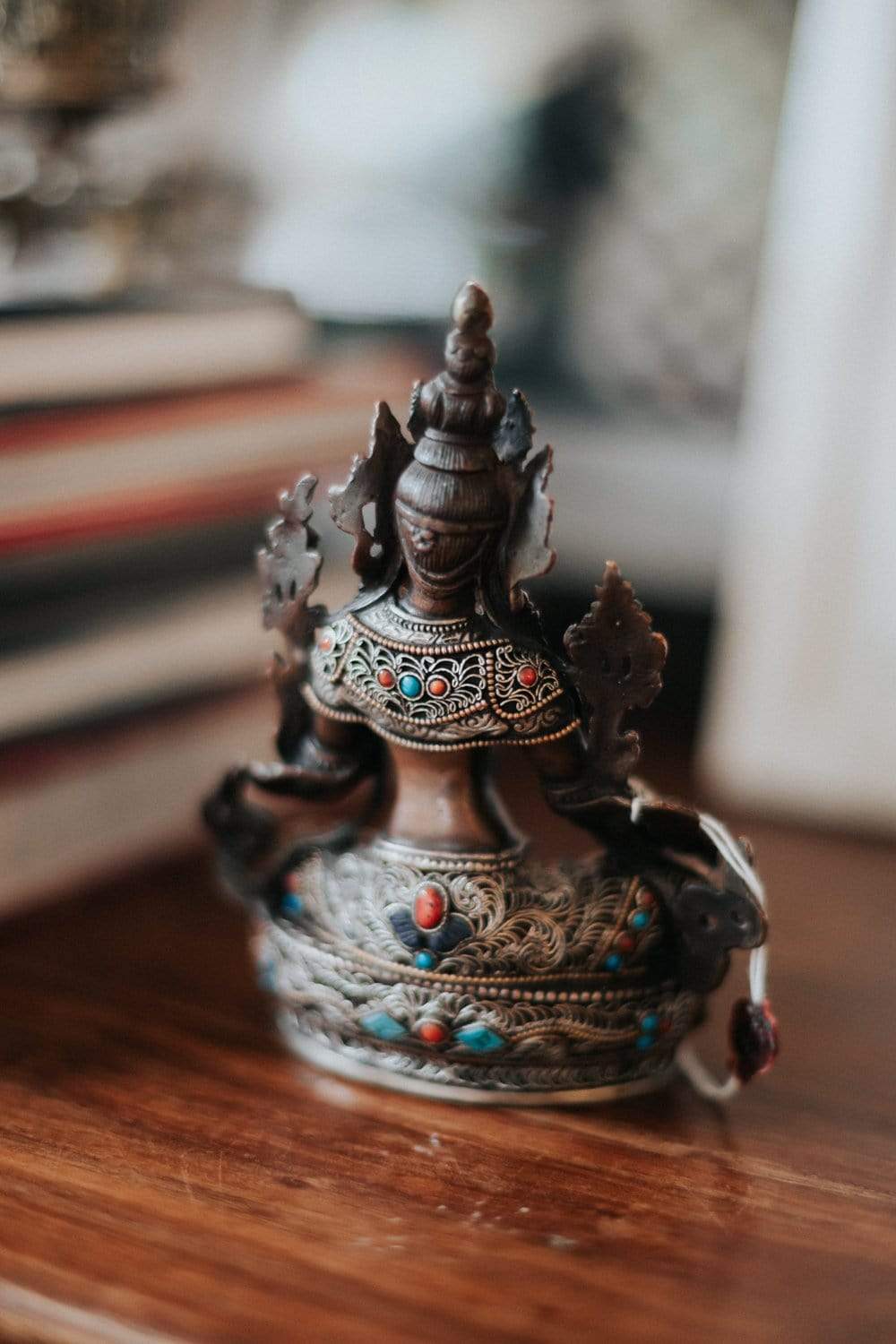 Green Tara Bronze Statue - Handcrafted Buddhist Goddess Sculpture for Meditation & Home Decor | Perfect for Altars, Yoga Studios & Spiritual Spaces
