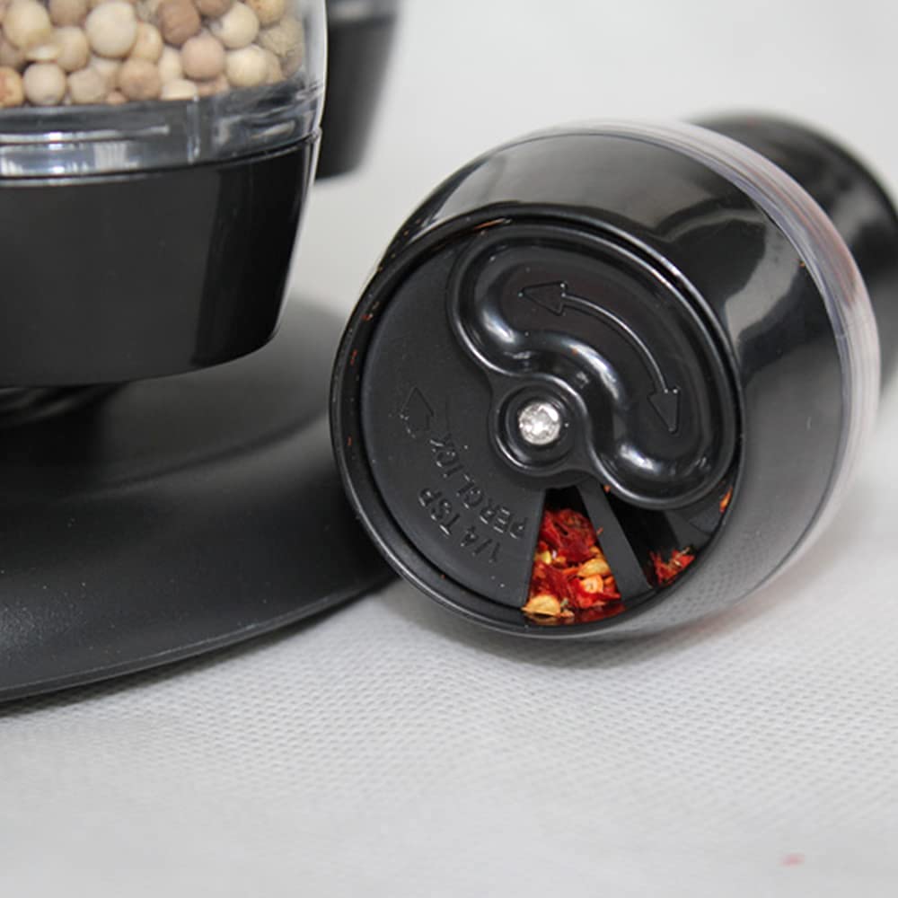 Rotating Spice Rack Organizer with 8/16 Jars - 360° Spinning Spice Carousel Stand for Kitchen Countertop - Perfect for Organizing Seasonings, Herbs & Spices While Cooking