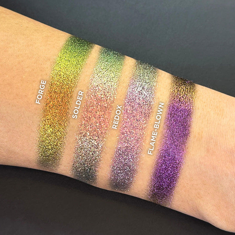 Vibrant Redox Dimensional Multichrome Eyeshadow Palette - Long Lasting Pressed Pigment Makeup for Stunning Eye Looks | Perfect for Party, Night Out & Special Occasions