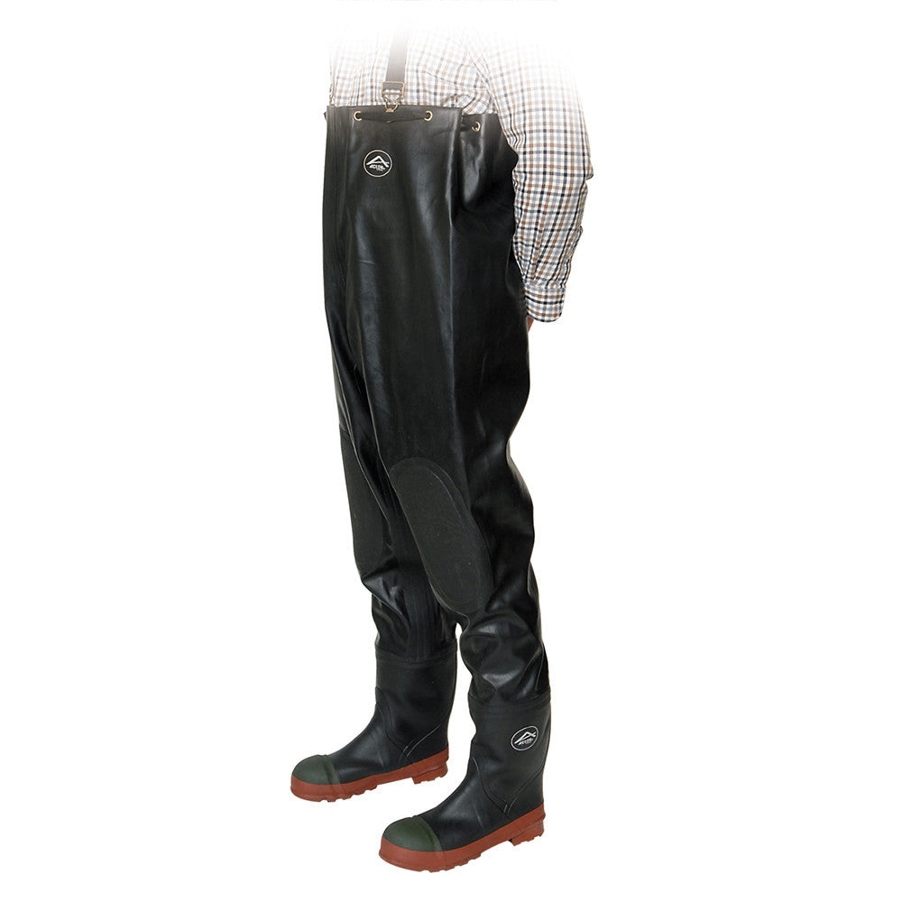 Protecto Chest Waterproof Natural Rubber Chest Waders for Fishing, Hunting & Outdoor Adventures - Durable Hip Boots for Wetlands, Streams & Marsh Exploration