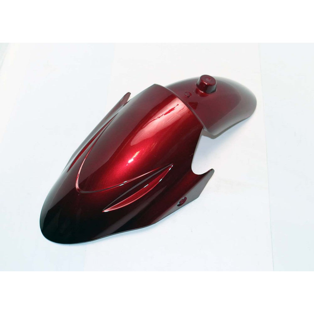 MS3 Mobility Front Red Inner Mudguard - Durable Bike Fender for Mountain & Road Bikes - Perfect for Rainy Weather & Off-Road Cycling