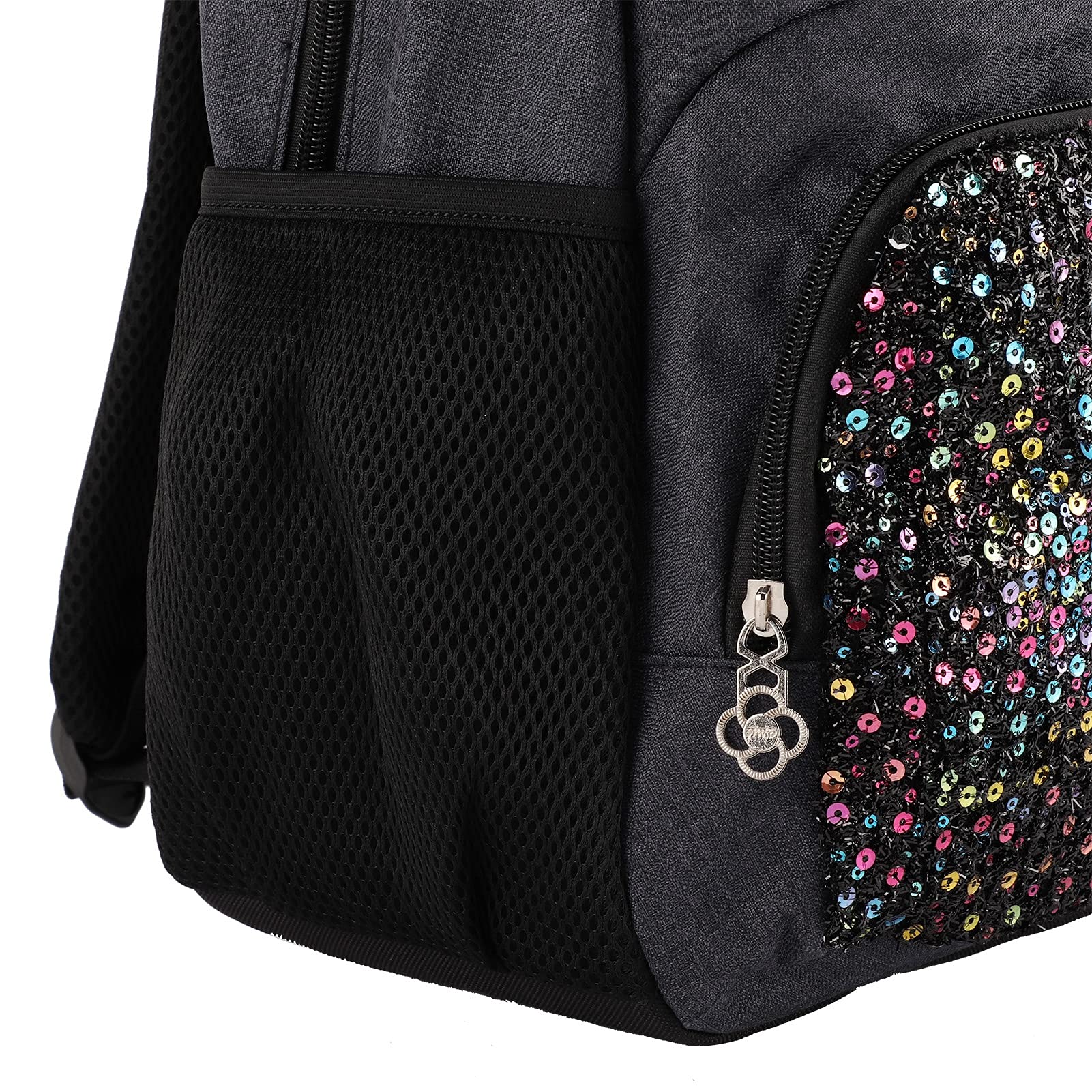 Stylish School Backpack for Students - Durable Book Bag with Shining Shoulder Straps for School, Travel & Outdoor Activities - Perfect Gift Idea (Black)