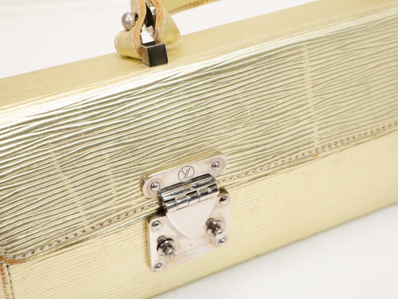 Authentic Pre-Owned Louis Vuitton LV Epi Metallic Gold Galaxia Handbag M92184 210381 - Luxury Vintage Crossbody Bag for Women, Perfect for Parties & Evening Events