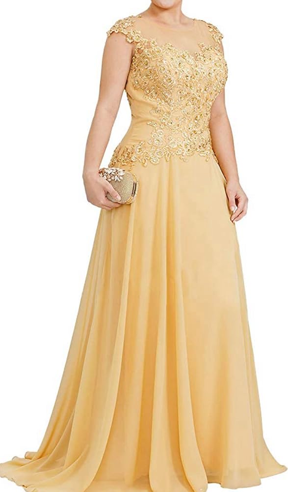 Elegant Beaded Chiffon Bridesmaid Dress - Long A-Line Prom Evening Gown with Applique Details | Perfect for Weddings, Formal Events & Special Occasions