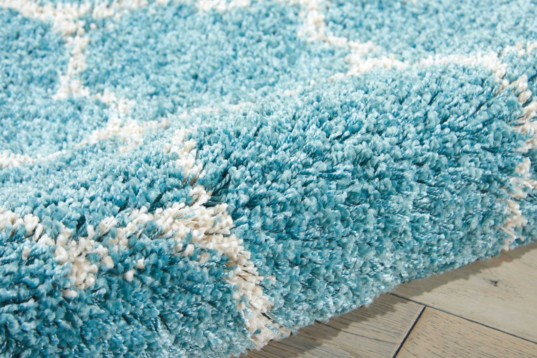 Nourison Amore Moroccan Aqua 7'10
