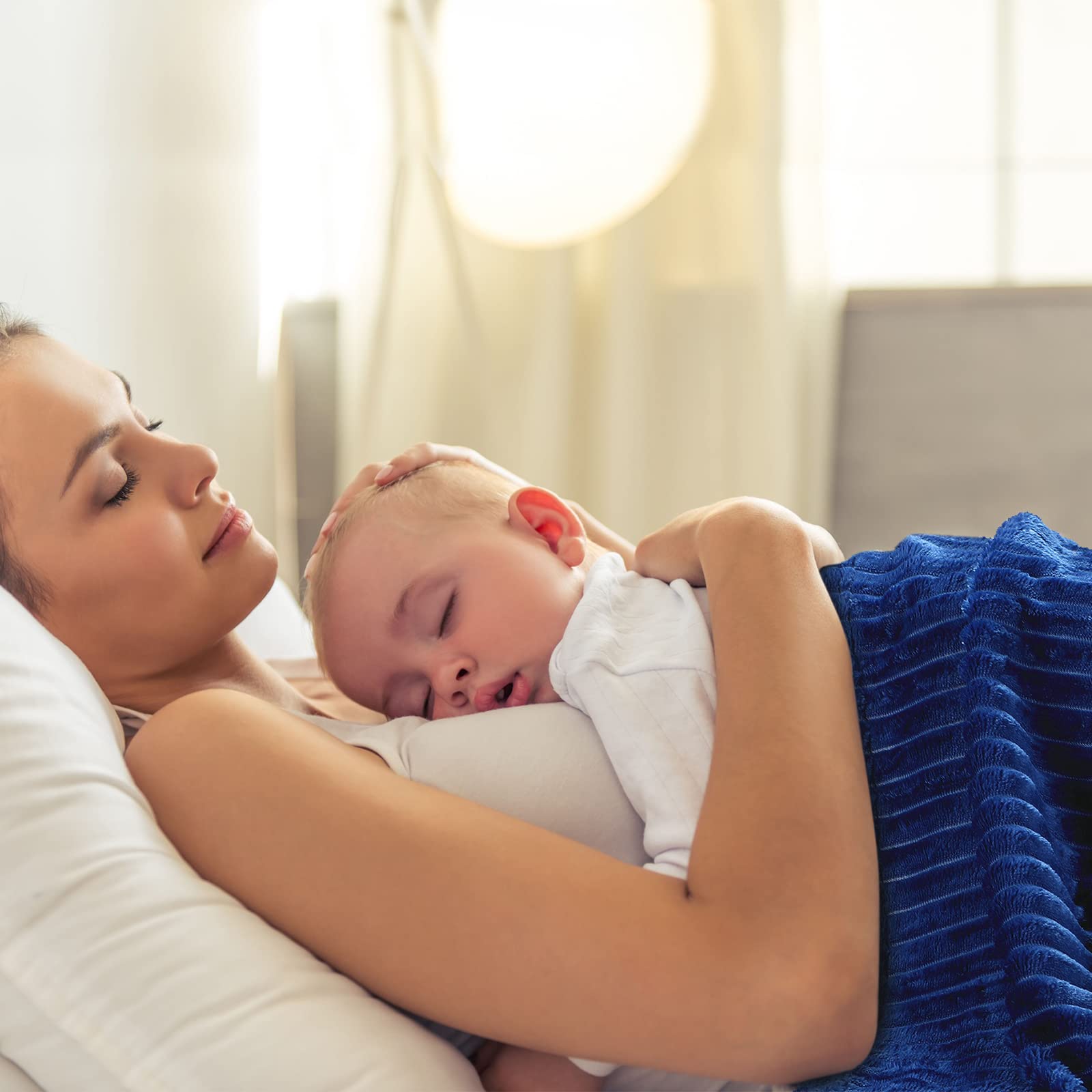 8-Piece Soft Flannel Fleece Baby Blankets for Toddlers - 30