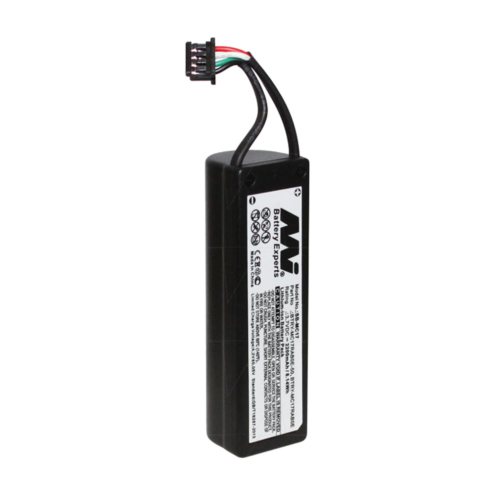 3.7V 2200mAh Rechargeable Li-ion Battery for Barcode Scanner - Long Lasting Power Supply for Retail, Warehouse & Inventory Management Devices