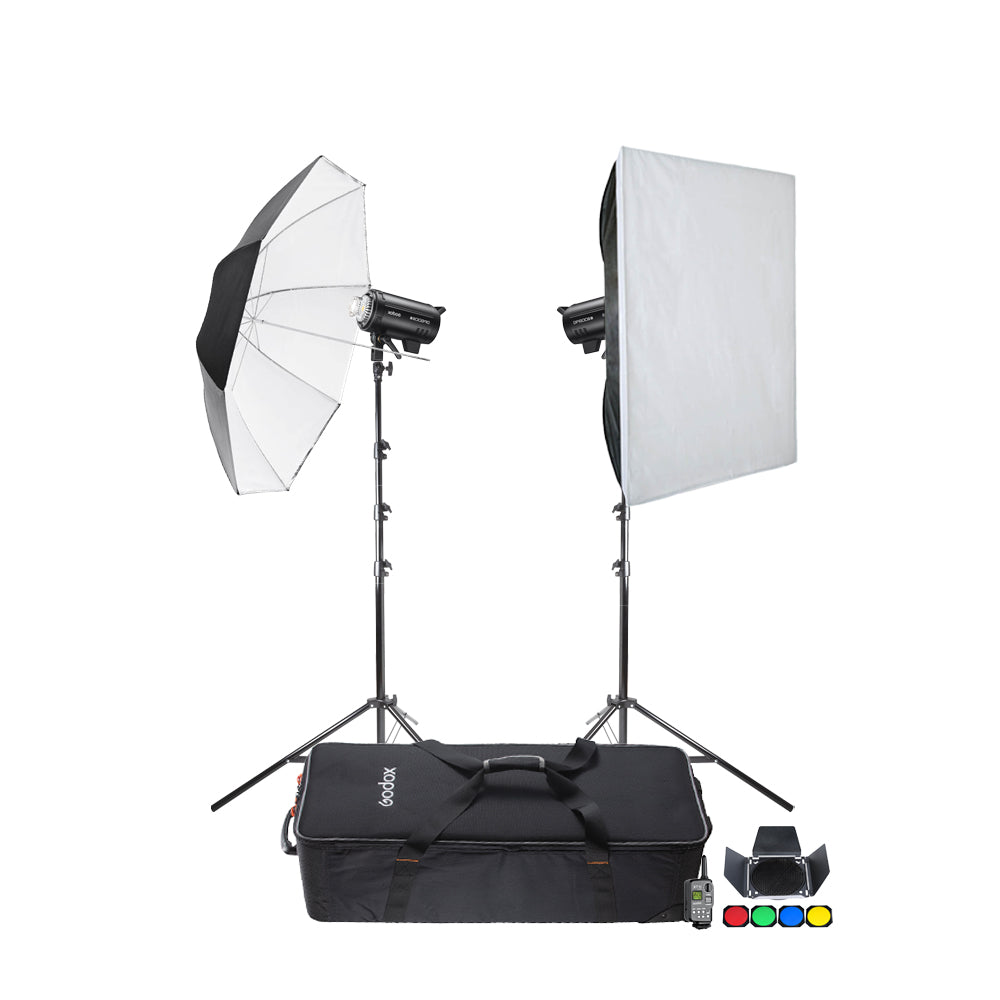 DP600III V Dual Studio Flash Kit - Professional Photography Lighting for Portraits, Fashion, and Product Shoots | Perfect for Studio, Outdoor, and Event Photography