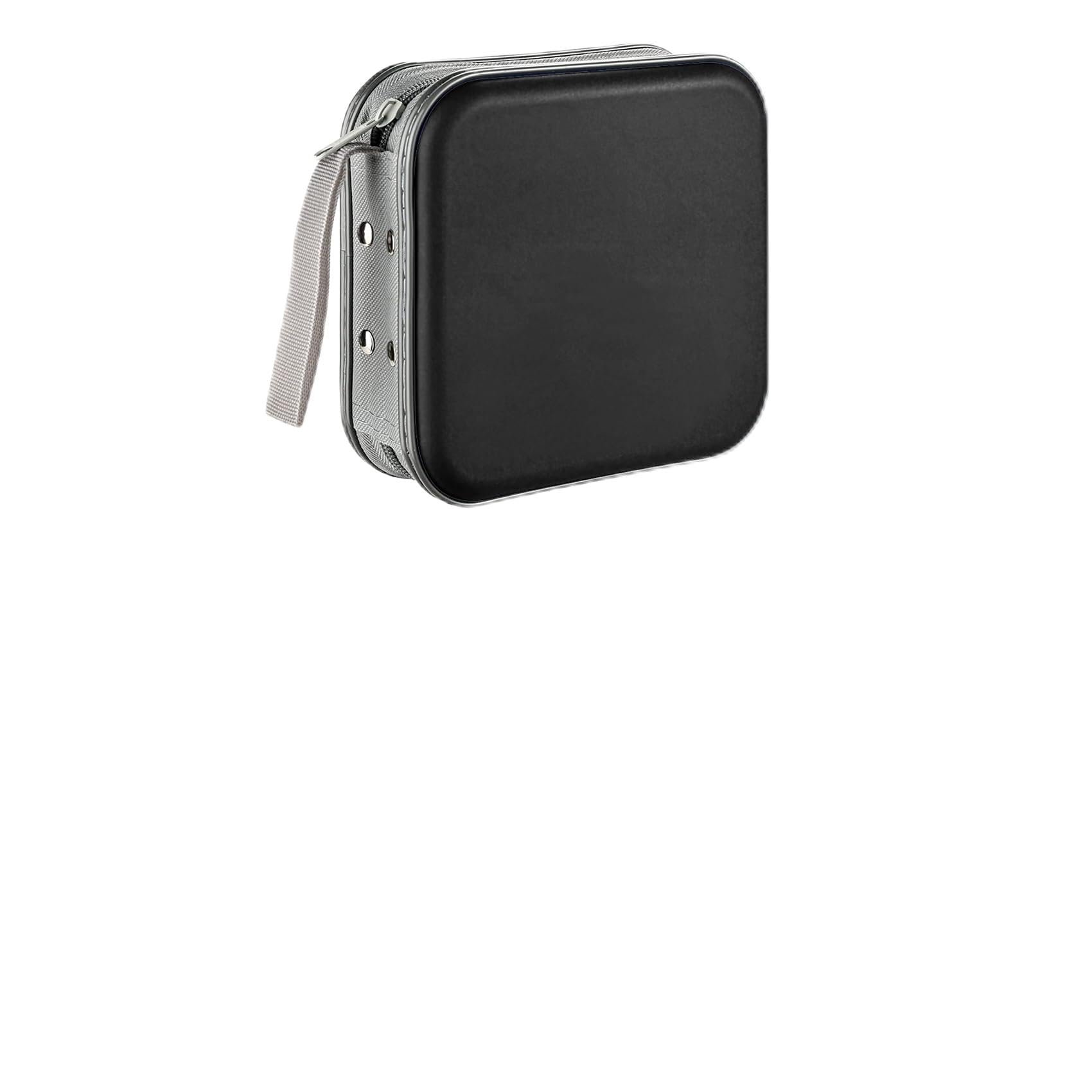 Hard Plastic CD Case Holder for Car - 48 Capacity DVD Storage Organizer | Car, Home & Travel Use