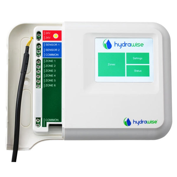 Hunter HC600I Hydrawise 6-Station Indoor WiFi Irrigation Controller - Smart Watering System for Home Gardens & Lawns