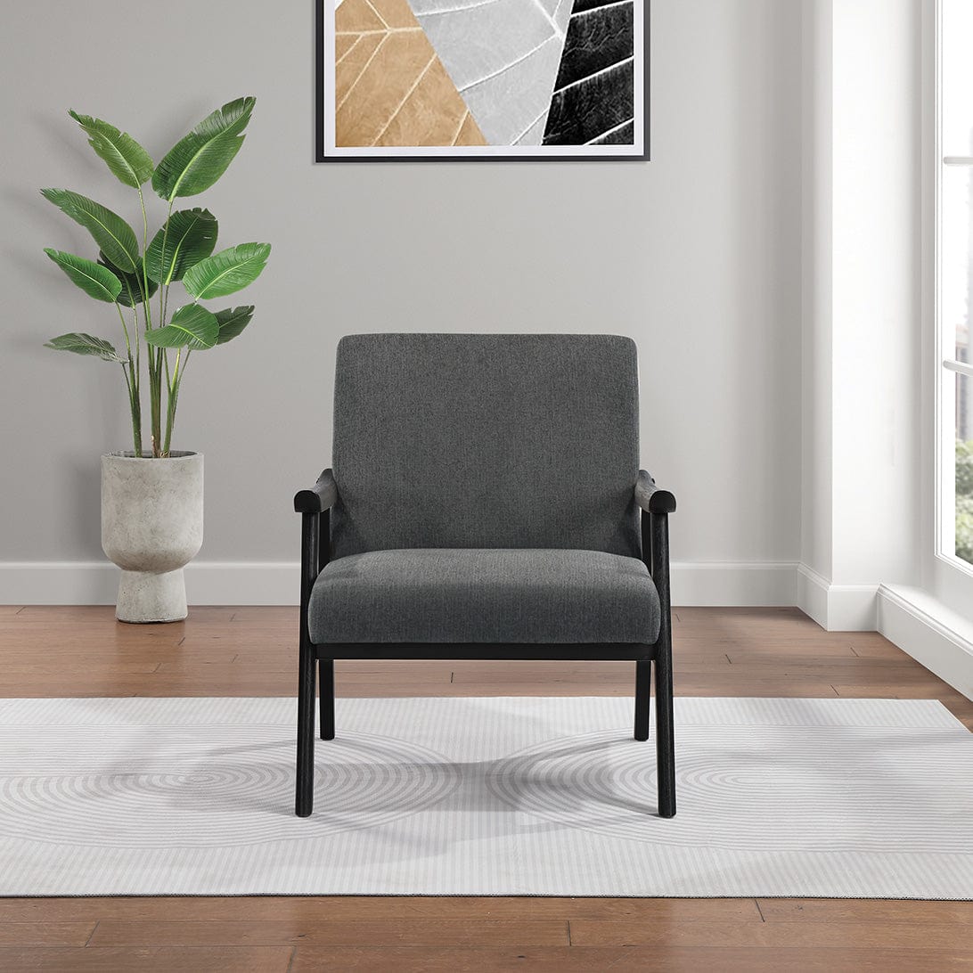 Office Star Ave Six Weldon Black Frame Visitors Chair [WDN51BK] - Comfortable Guest Seating for Reception Areas, Waiting Rooms & Office Lobbies