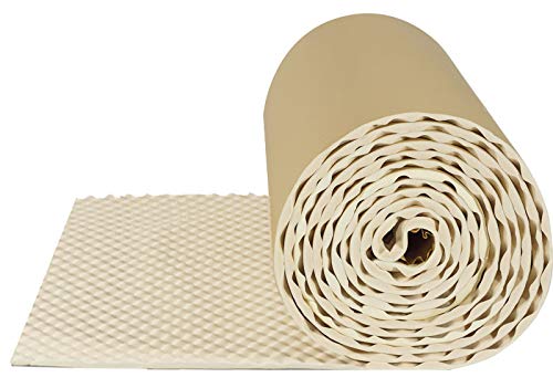 SOOMJ 20mm Thick Flame Retardant Acoustic Insulation Cotton - Self-Adhesive Soundproofing Panel for Walls, Home Studios, KTV Rooms & Noise Reduction (White) - Perfect for Home Theaters, Recording Studios & Office Soundproofing