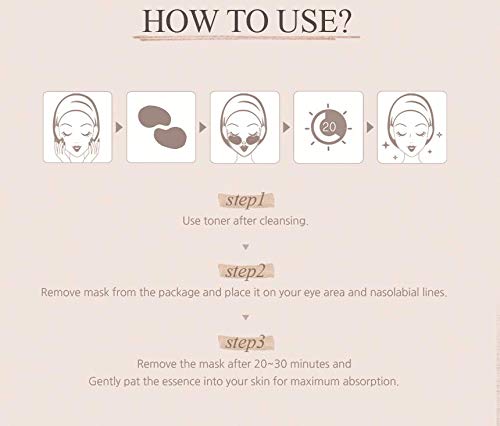 Rose Firming Eye Mask 60 Sheets | Under Eye Collagen Patches for Puffy Eyes, Dark Circles & Wrinkles | Hydrating & Nourishing Eye Pads | Reduce Bags & Fine Lines | Perfect for Night Routine & Travel Skincare