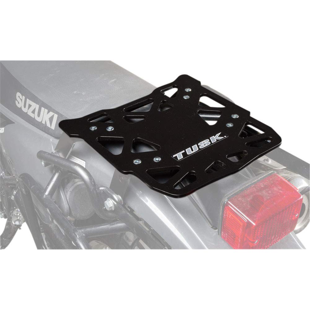 Tusk Top Rack - Premium Motorcycle Luggage Rack for Adventure & Touring Bikes | Durable Aluminum Construction | Perfect for Long Distance Travel & Off-Road Camping Trips