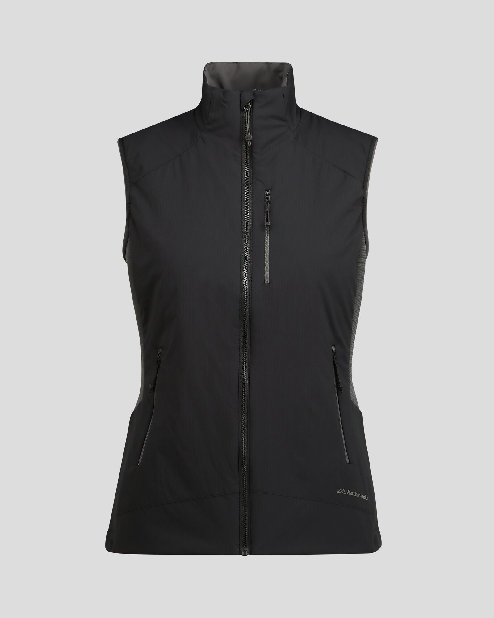Women's Seeker PrimaLoft® Active Vest - Lightweight Insulated Jacket for Outdoor Activities, Hiking & Running | Black Stingray Color | Water-Resistant Winter Wear