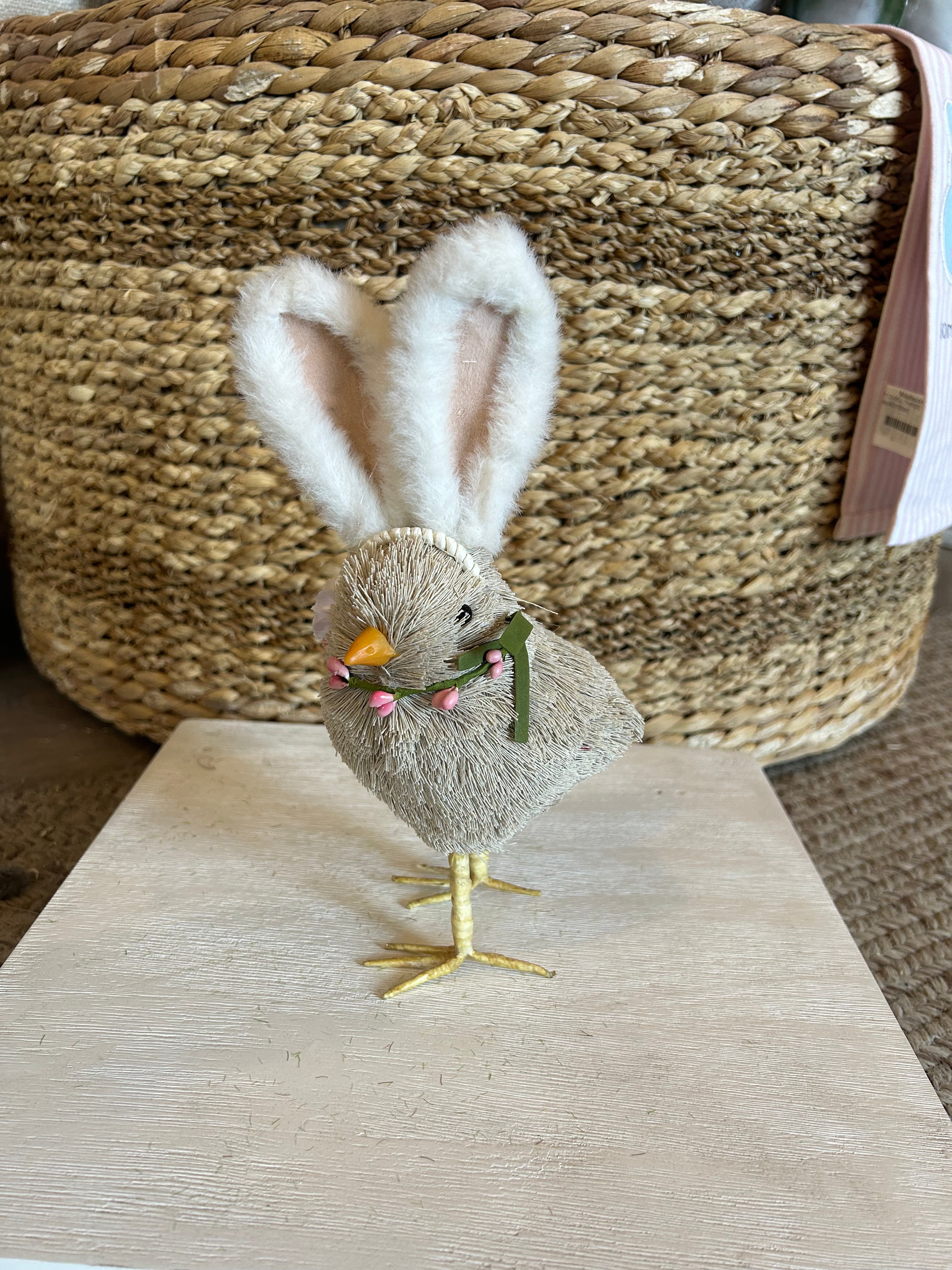 Cute 8.5 Inch Plush Bunny Ears Chick Stuffed Animal Toy - Perfect for Easter Gifts, Kids Room Decor & Birthday Party Favors