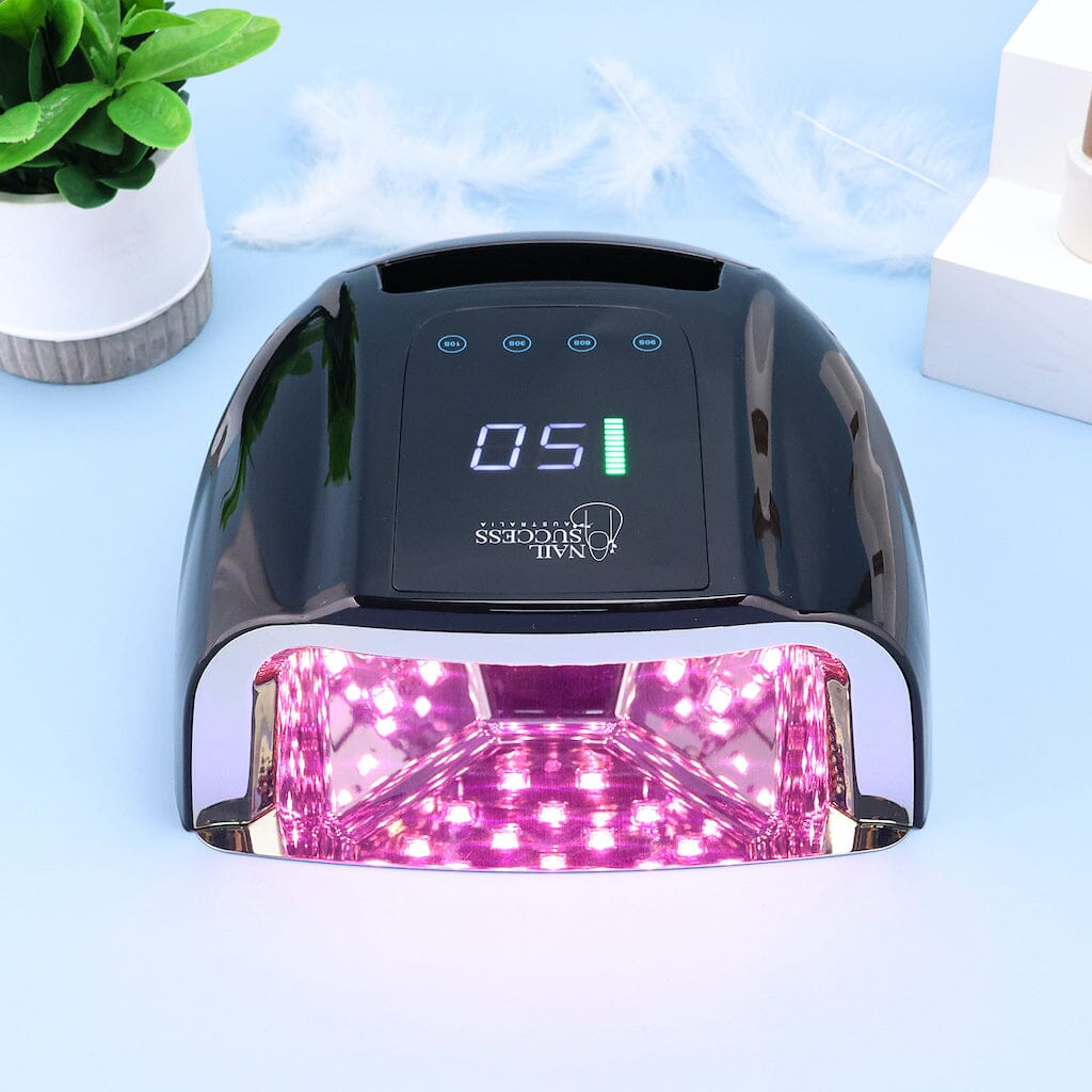 PRO 96W Rechargeable LED/UV Nail Lamp for Gel Polish - Fast Curing, Portable Manicure & Pedicure Light for Home & Salon Use