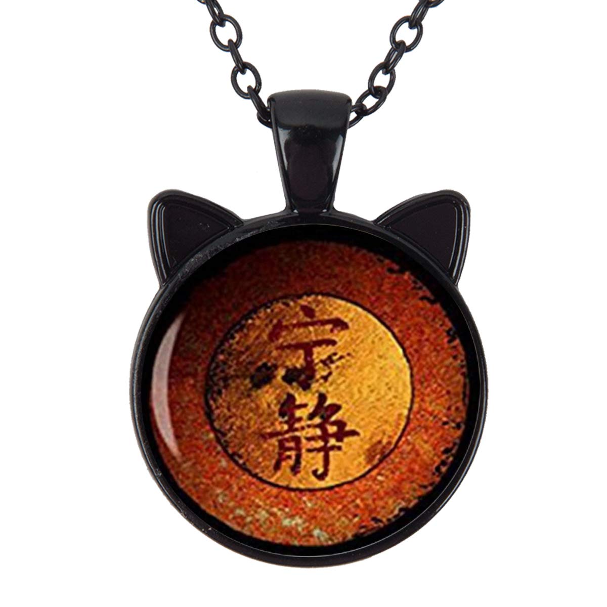LooPoP Cat Pendant Necklace for Women & Girls - Elegant Firefly Jewelry with Free Charm Chain - Perfect Gift for Birthday, Christmas & Special Occasions - Ideal for Casual Wear, Date Nights & Party Accessories