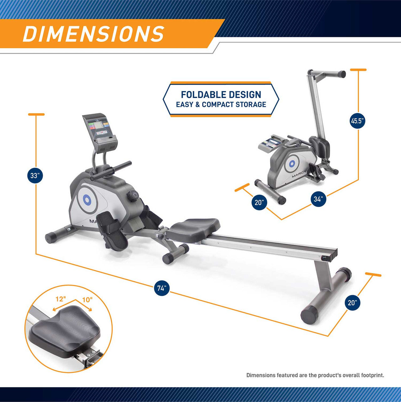 Premium Rowing Machine NS 40503RW - Full Body Workout for Home Gym, Cardio & Strength Training - Perfect for Indoor Fitness, Weight Loss & Muscle Toning