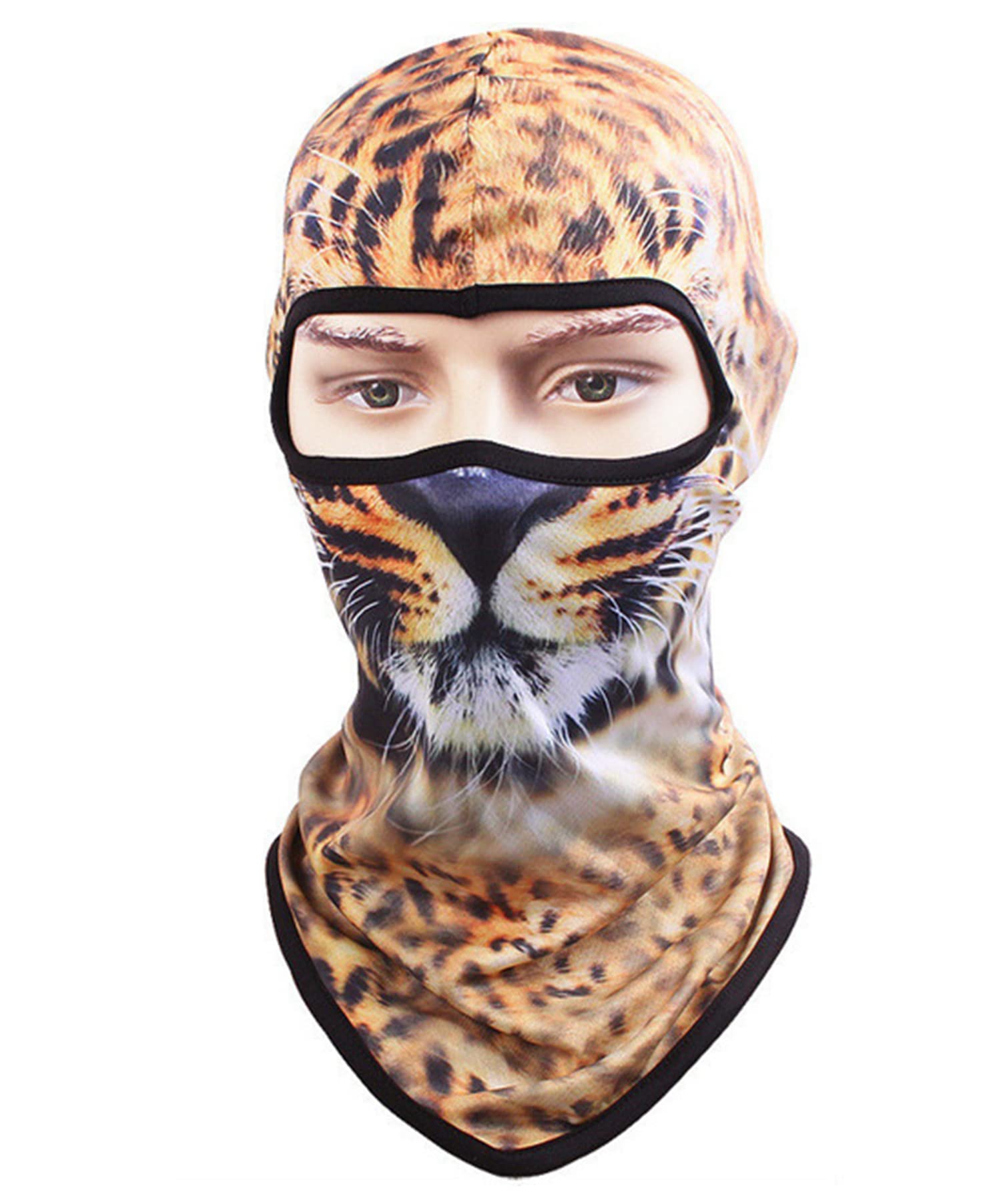 Yahoyaba Outdoor Sports Cycling Dust Mask & Animal Balaclava Face Cover - Breathable for Cycling, Skiing, Music Festivals, Raves, Halloween & Costume Parties | Perfect for Cold Weather, Dust Protection & Costume Events