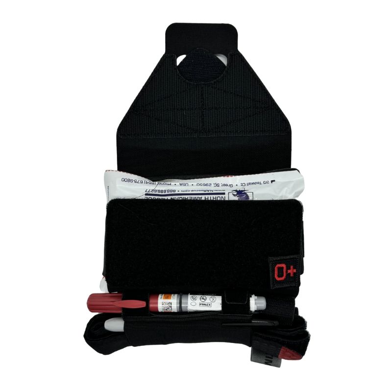 IFAK First Aid Belt Kit - Tactical Medical Pouch for Emergency & Survival - Black | Perfect for Hiking, Camping, Military & Outdoor Adventures