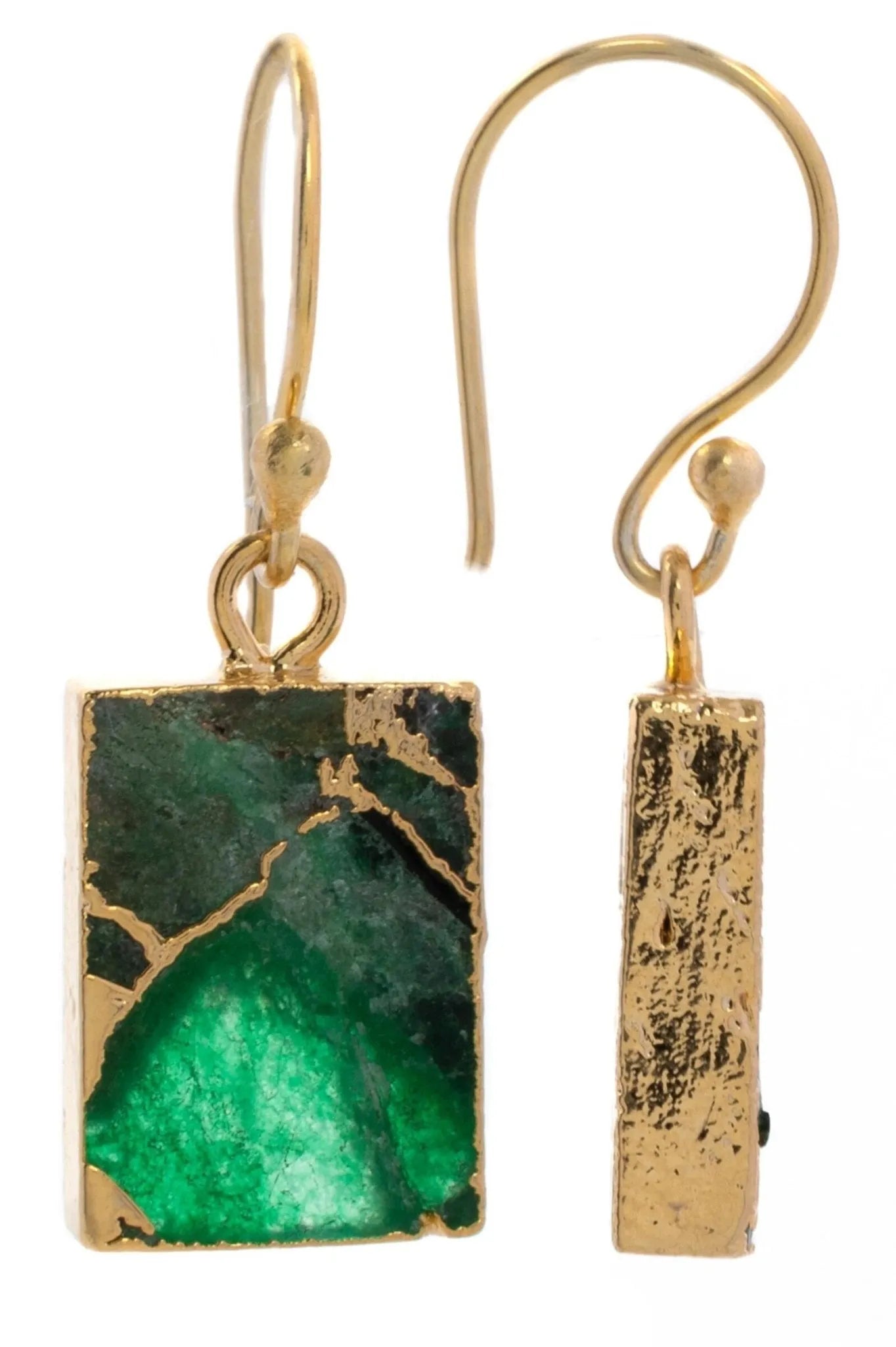 Square Gemstone Mini Stud Earrings and Pendant Necklace Set - Elegant Jewelry for Women, Gift for Her, Perfect for Parties & Special Occasions