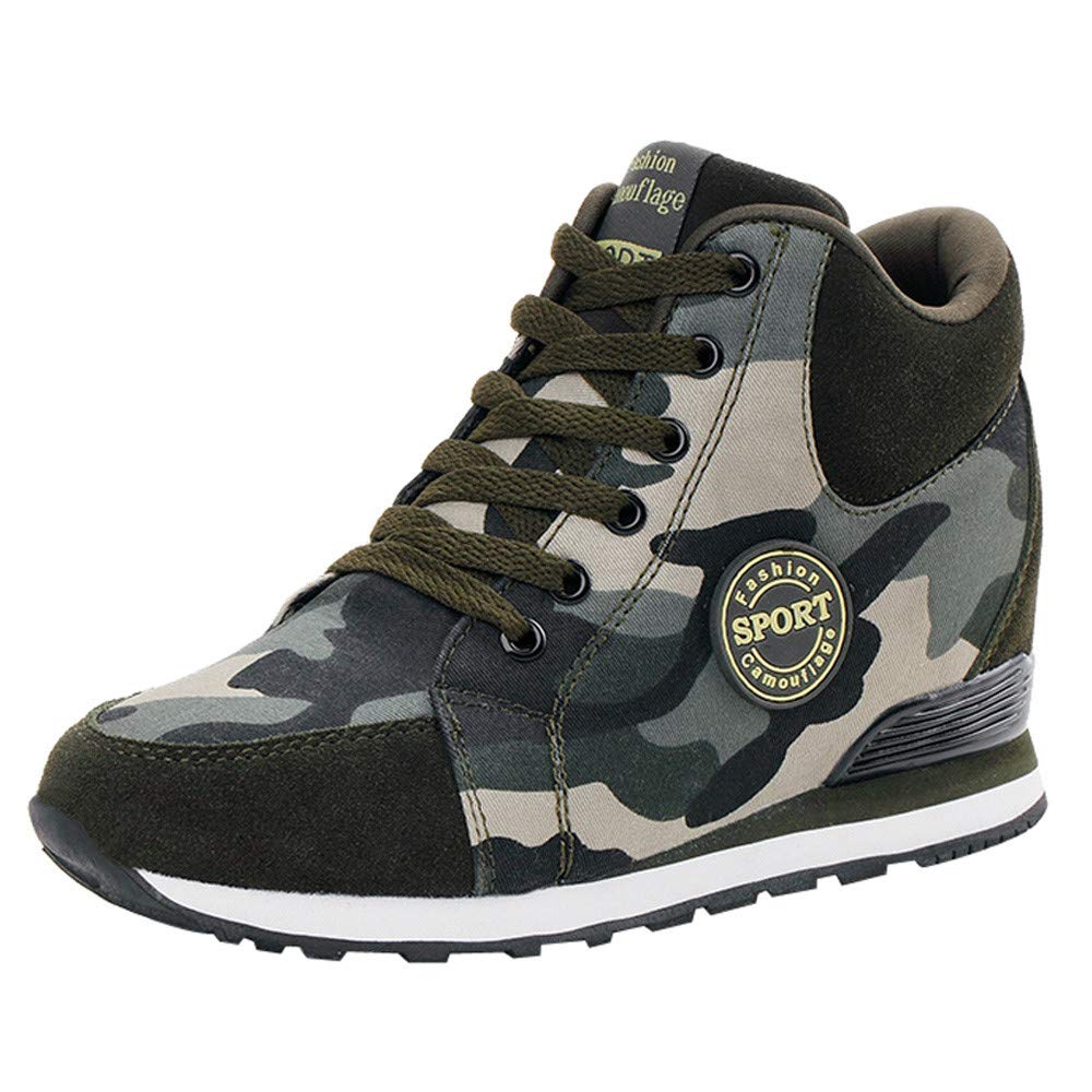 FAJIA Women's Quilted Slip-On Sneakers - Wide Width Camouflage & Cow Print Thick-Sole Comfort Shoes for Walking, Running & Casual Wear