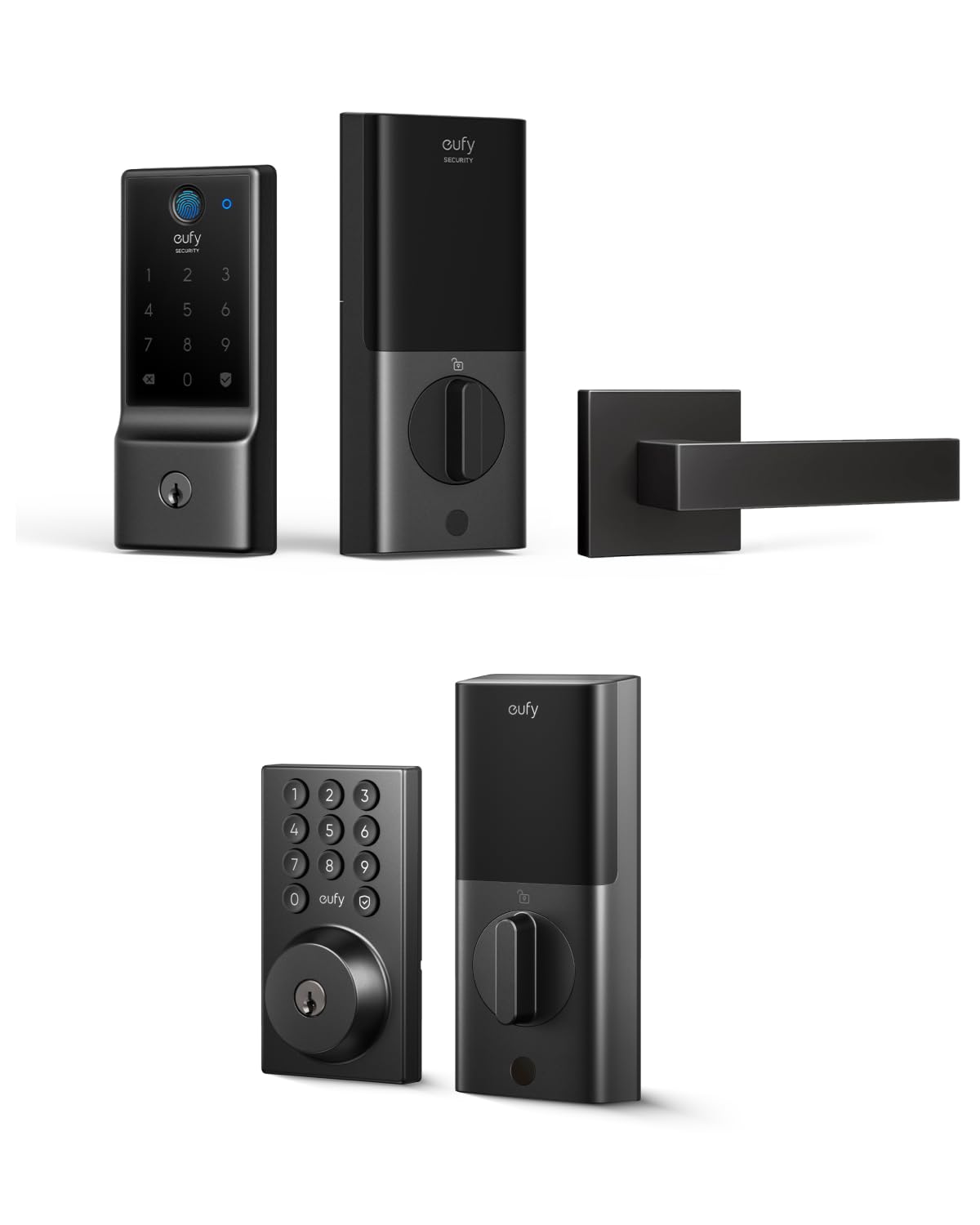 eufy Security Smart Lock C30 & C220 - Keyless Entry Wi-Fi Deadbolt with Auto Lock & App Control | BHMA Certified | Front Door Smart Lock for Home Security & Convenience