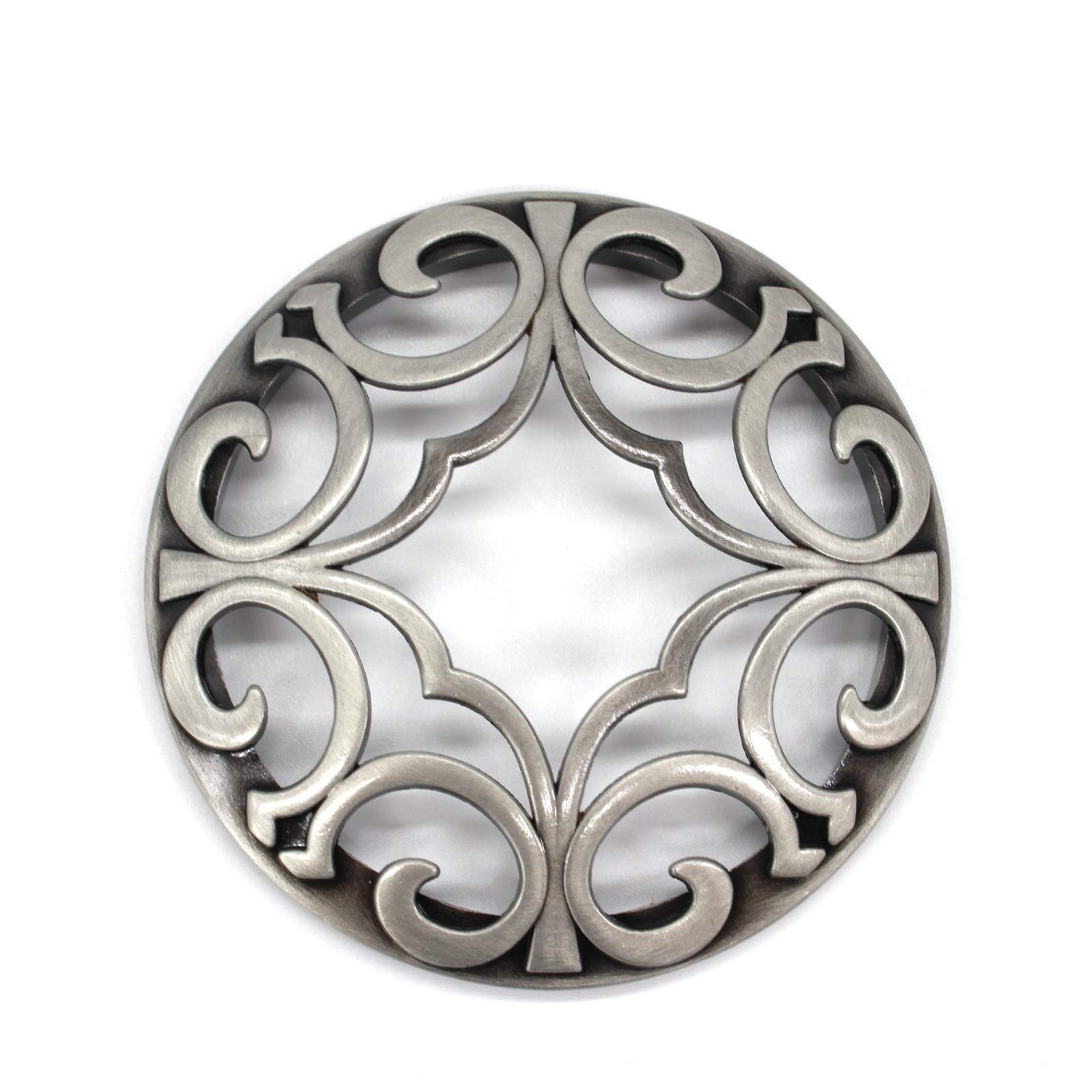 Hion Scented Candle Toppers - Decorative Jar Lids & Shades for Even Wax Melting, Candle Accessories Gift Set for Women (Space Silver) | Perfect for Home Decor, Wedding Centerpieces & Relaxation Gifts