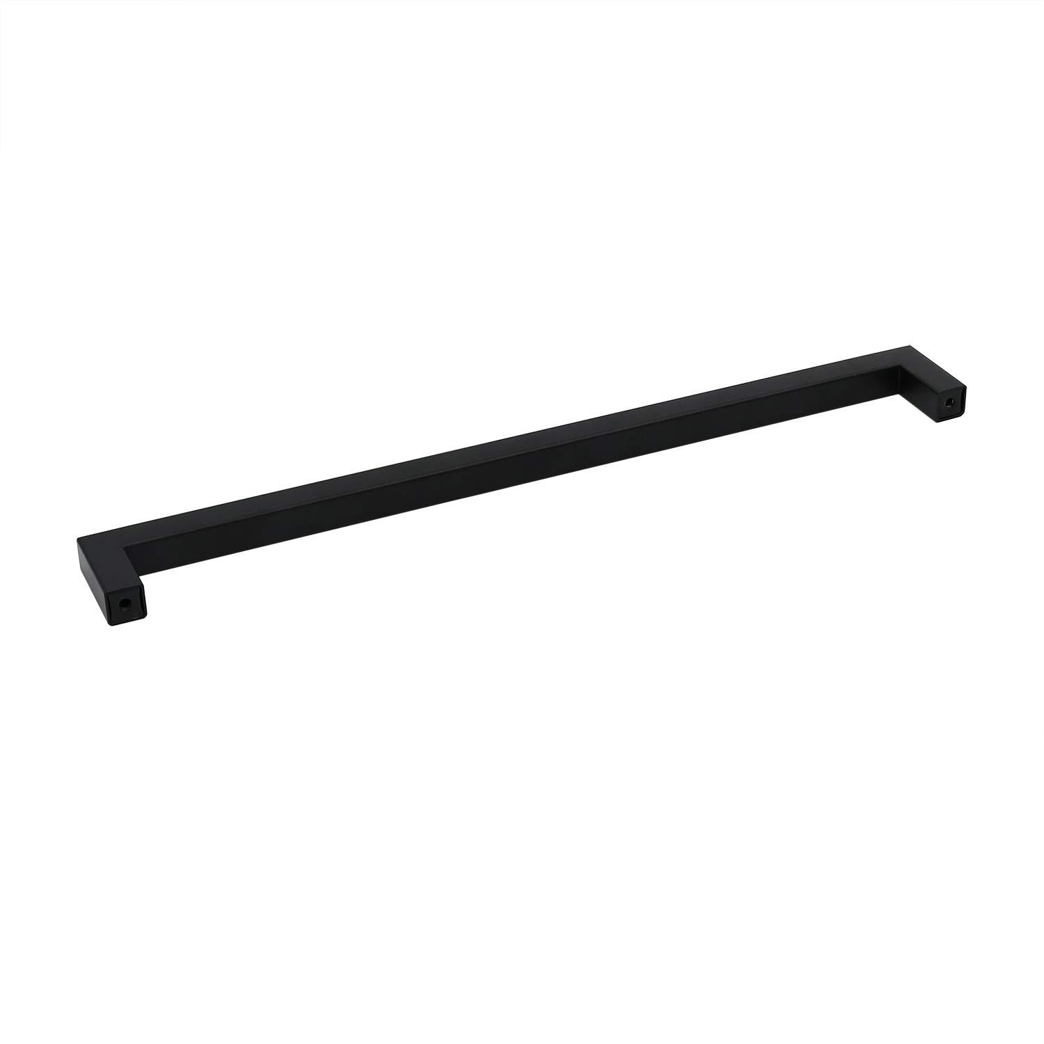 25 Pack Black Kitchen Cabinet Handles - Contemporary Square Bar Pulls for Cabinets & Drawers, Stainless Steel with 11-1/3in Hole Centers | Perfect for Modern Home, Office & RV Cabinetry
