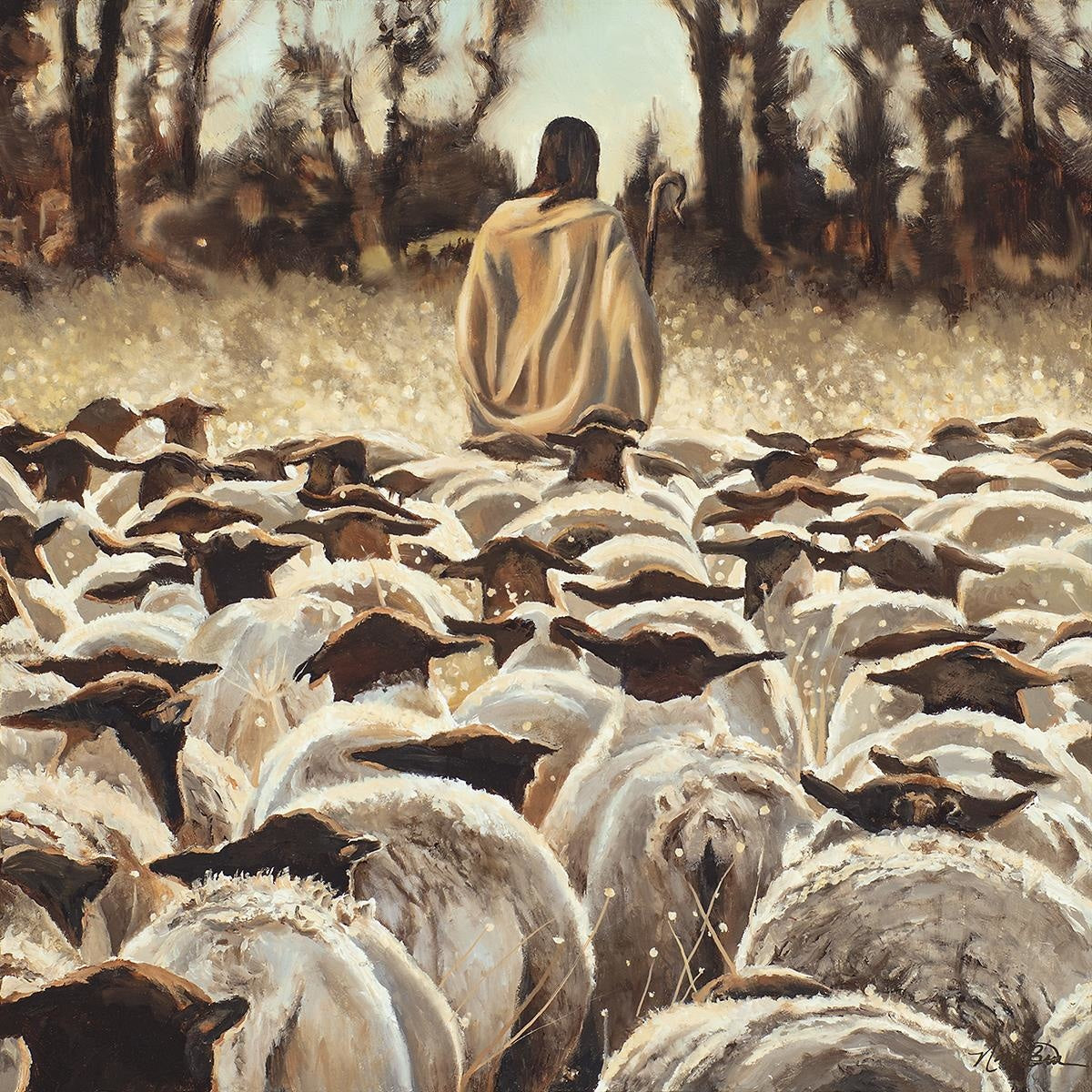 Be Ye Followers of Me - Inspirational Christian Wall Art for Home & Church Decor | Perfect for Living Room, Bedroom & Office