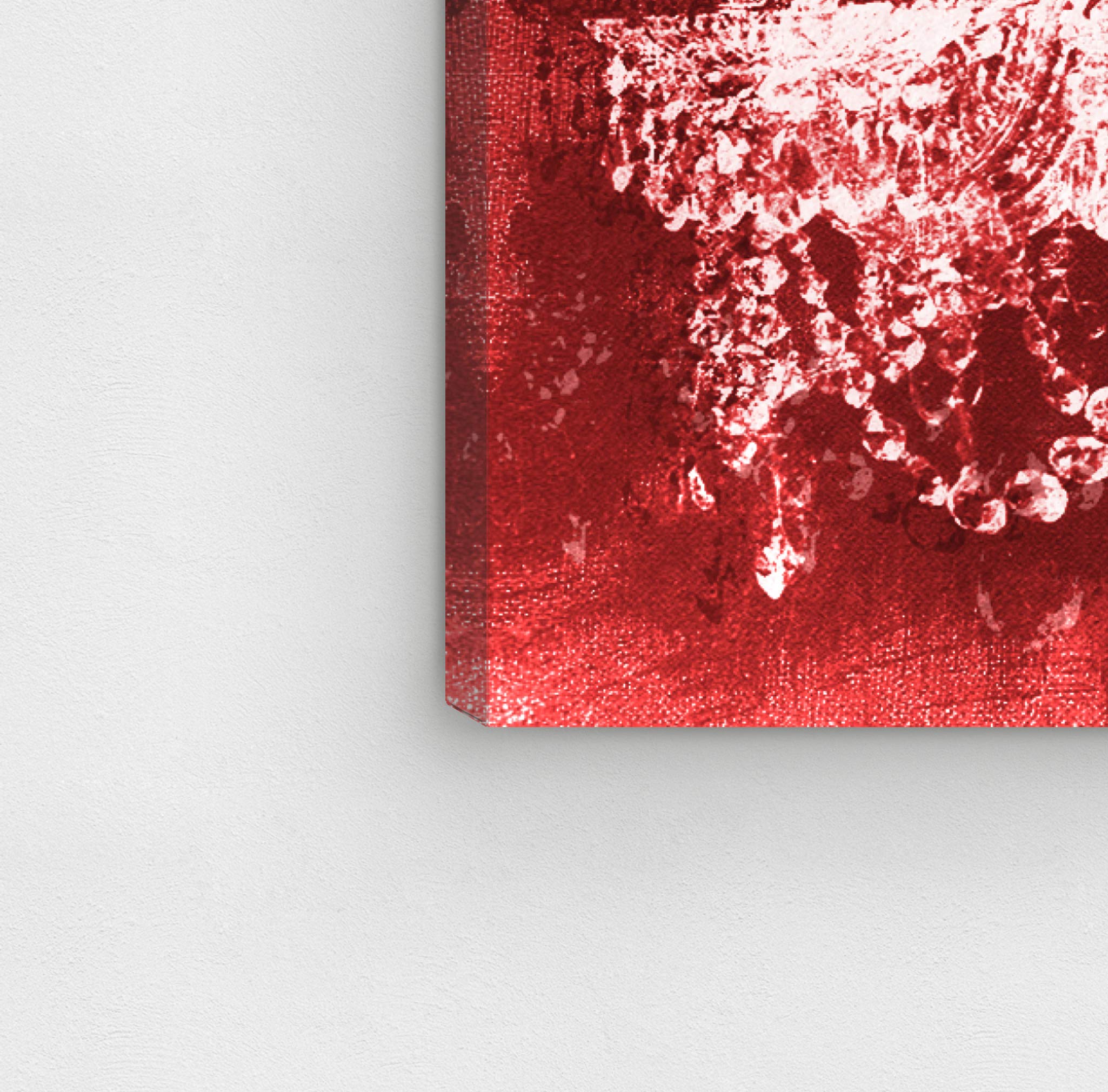 Oliver Gal Artist Co. Contemporary 24x36 Inch Red Velvet Canvas Wall Art - Dramatic Entrance Painting for Living Room, Bedroom & Office Decor