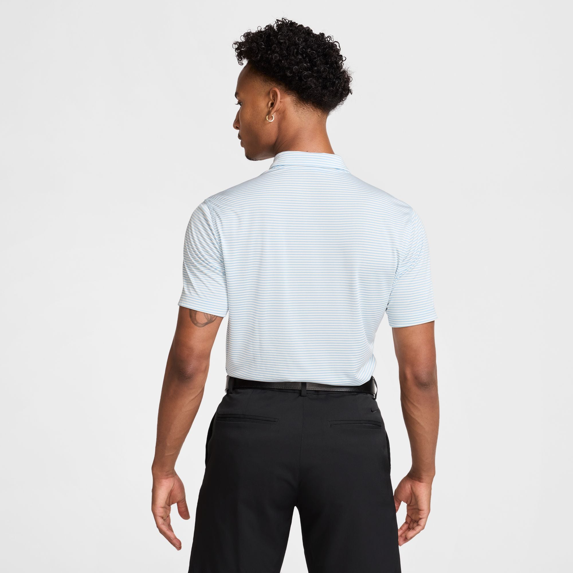 Nike Men's Core Stripe Golf Polo Shirt - Moisture-Wicking Performance Top for Golf & Casual Wear | Breathable & Comfortable for Summer & Outdoor Activities