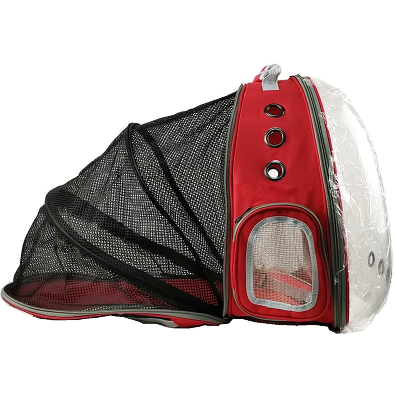 LATINDAY Large Transparent Cat Backpack - Breathable Pet Carrier for Travel & Outdoors