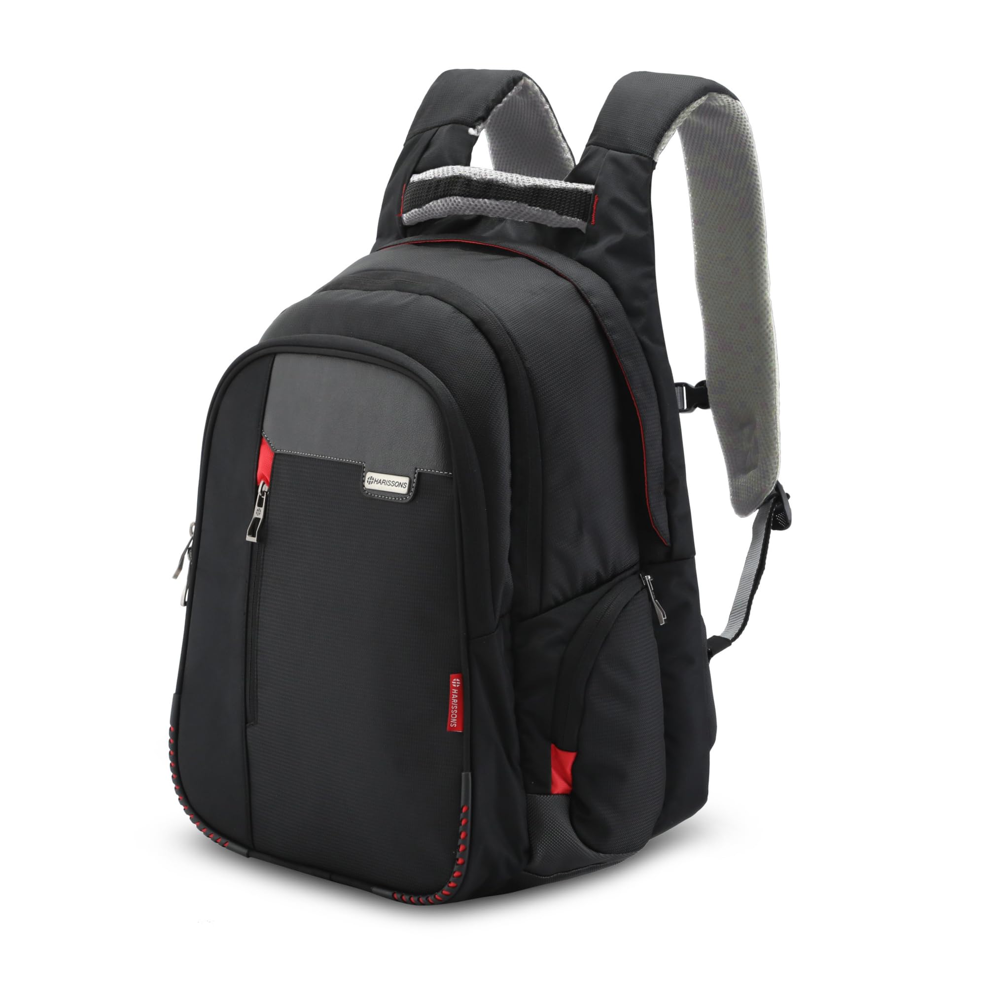 Harissons 45L Business Laptop Backpack for Men & Women - Waterproof Travel Backpack with USB Charging Port & Rain Cover - Perfect for Office, Commuting & Weekend Trips - Sirius Black Weekender Bag
