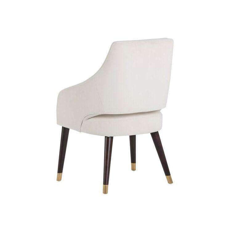 Adelaide Dining Chair - Modern Wooden Kitchen Chairs Set of 2, Comfortable Upholstered Seat with Metal Legs - Perfect for Dining Room, Kitchen, Breakfast Nook & Home Office
