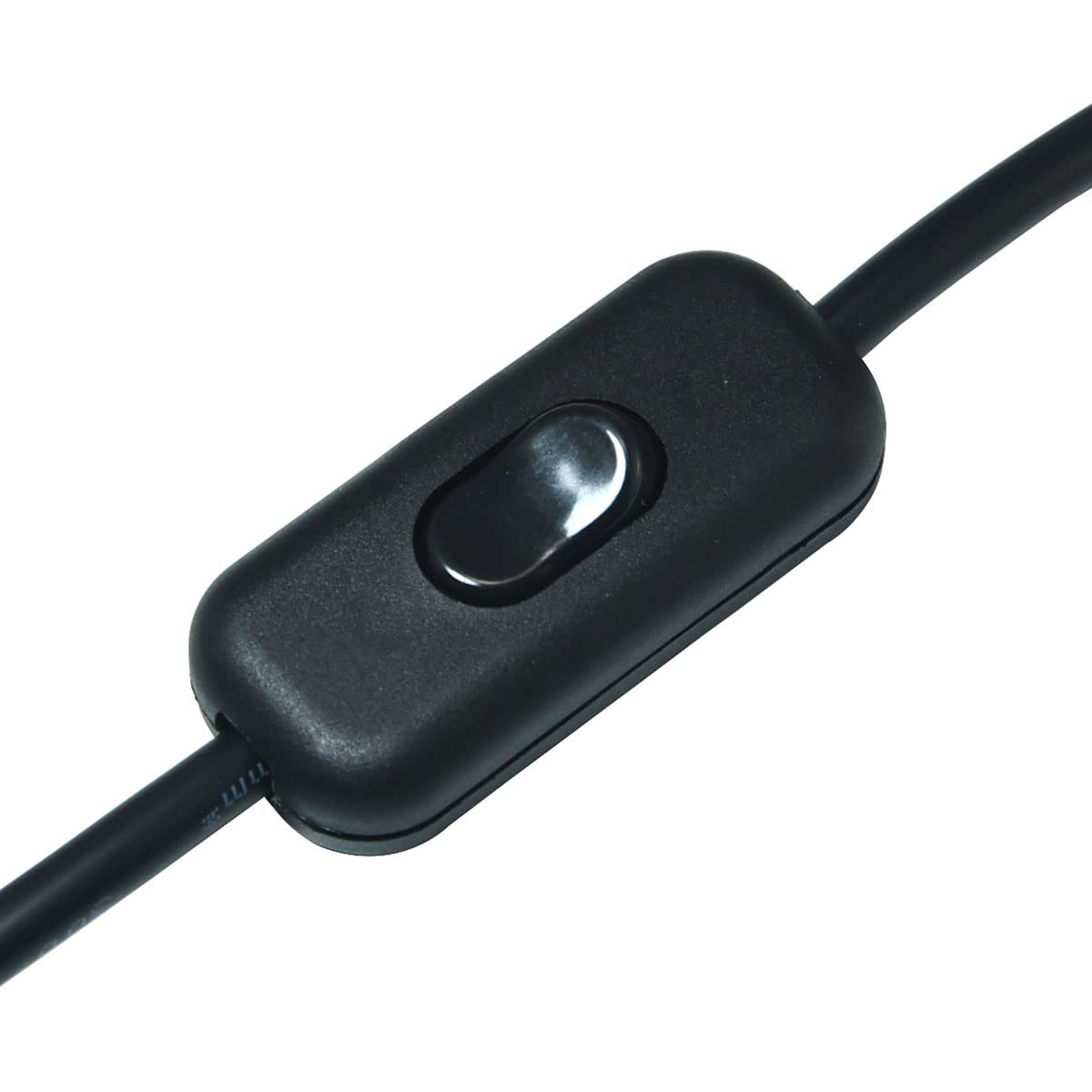 Inline Cord Switch 250V 6A On/Off Dimmer Control - 2 Pack Black Replacement Power Switch for Table Lamps, Desk Lights, Bedside LED Lighting - Perfect for Home, Office, and Dorm Room Lighting Repair