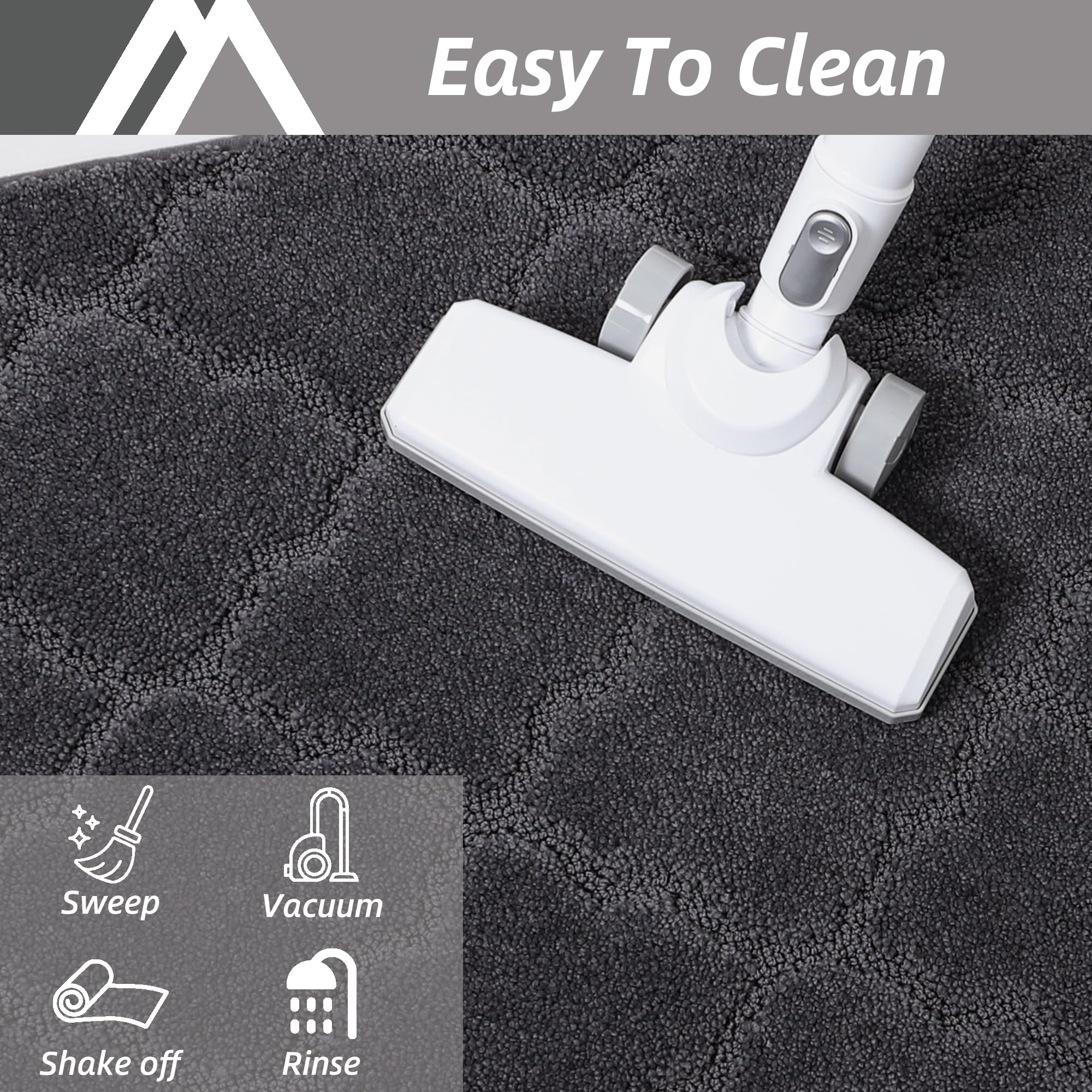 Non-Slip Washable Entryway Mat for Wet Shoes & Paws - 32