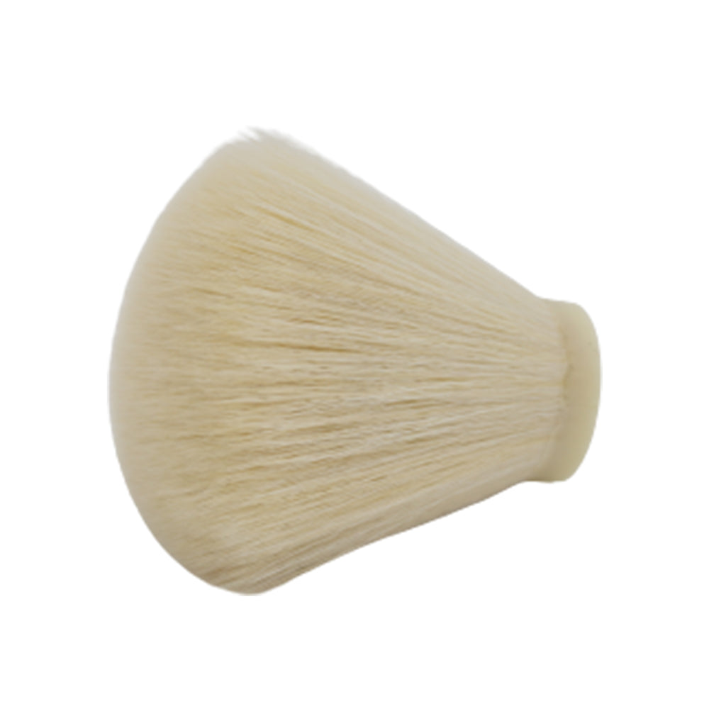 AP Shave Co. 28mm Cashmere Fan Synthetic Shaving Brush Knot (Wholesale) - Premium Soft Bristles for Wet Shaving & Grooming, Perfect for Barbershops & Home Use
