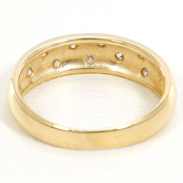 18K Yellow Gold Diamond Ring for Women - Elegant Solitaire Engagement & Wedding Band - Perfect for Proposals, Anniversaries & Special Occasions