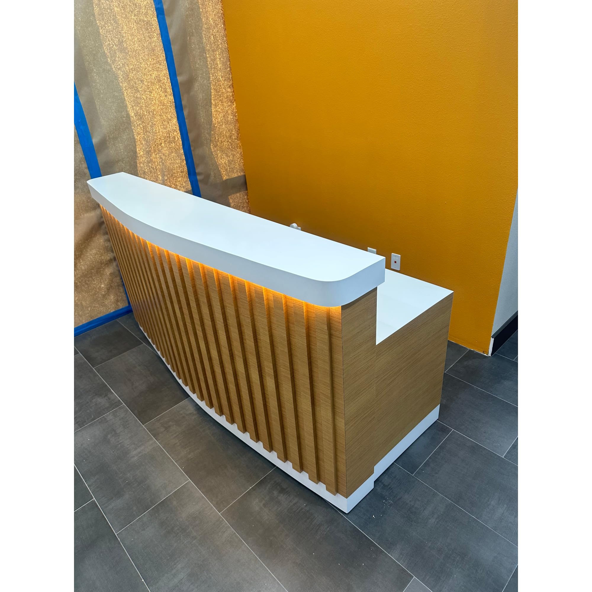 Brown Reception Desk 320 (84