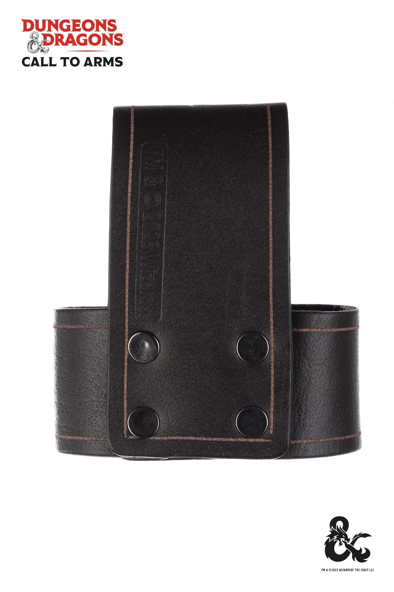 Dungeons & Dragons Weapon Holder - Brown Leather Scabbard for Swords & Daggers - Perfect for RPG Gaming, LARP, and Cosplay