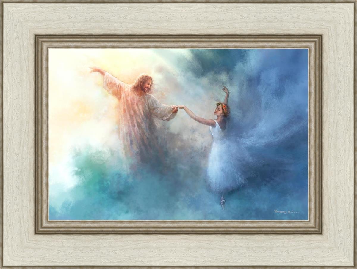 A Pas De Deux By Yongsung Kim - Ballet Dance Art Print - Elegant Wall Decor for Home, Office & Dance Studios