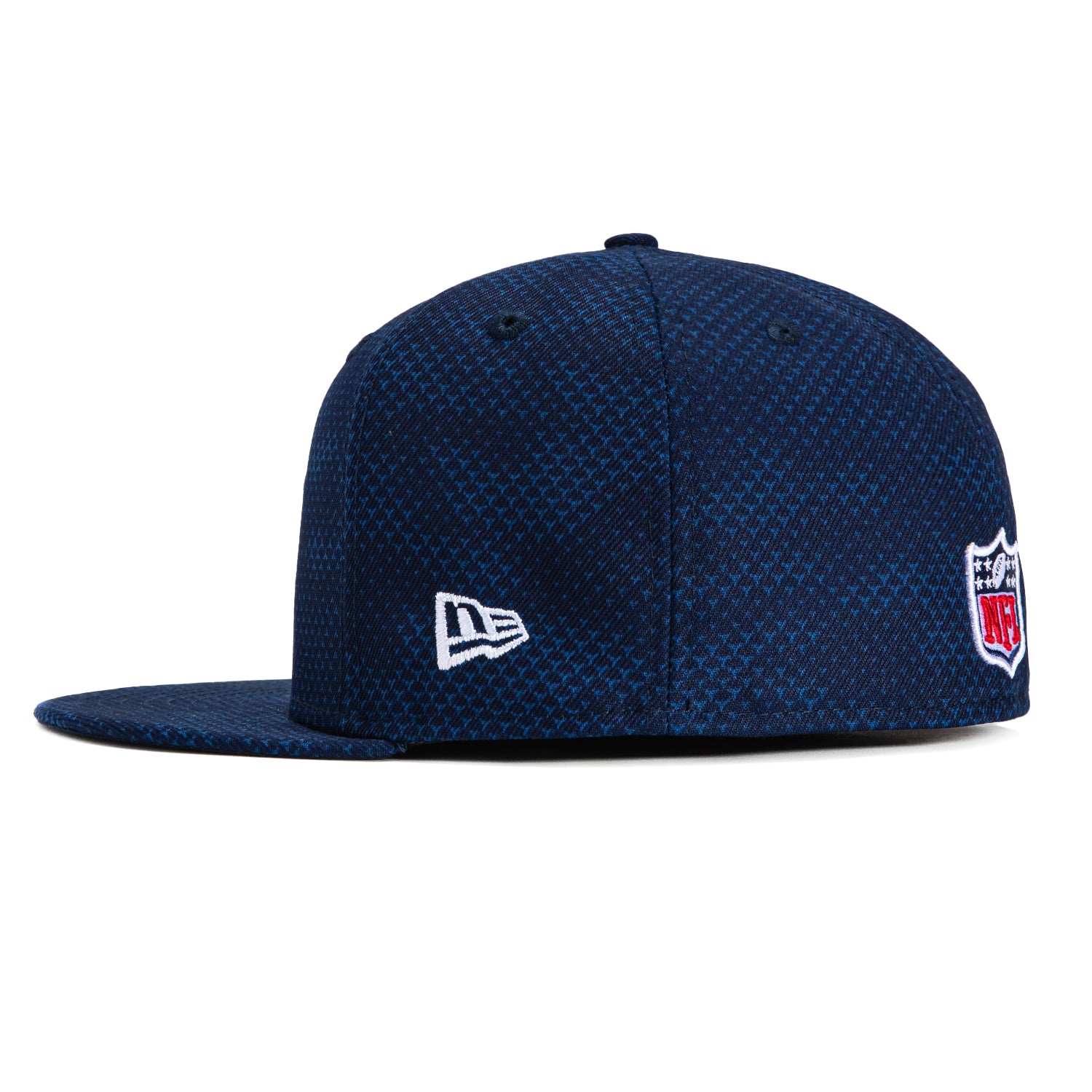 New Era 59Fifty 2024 Dallas Cowboys NFL Sideline Cap with National League Patch - Navy Blue Baseball Hat for Fans, Sports Events & Casual Wear