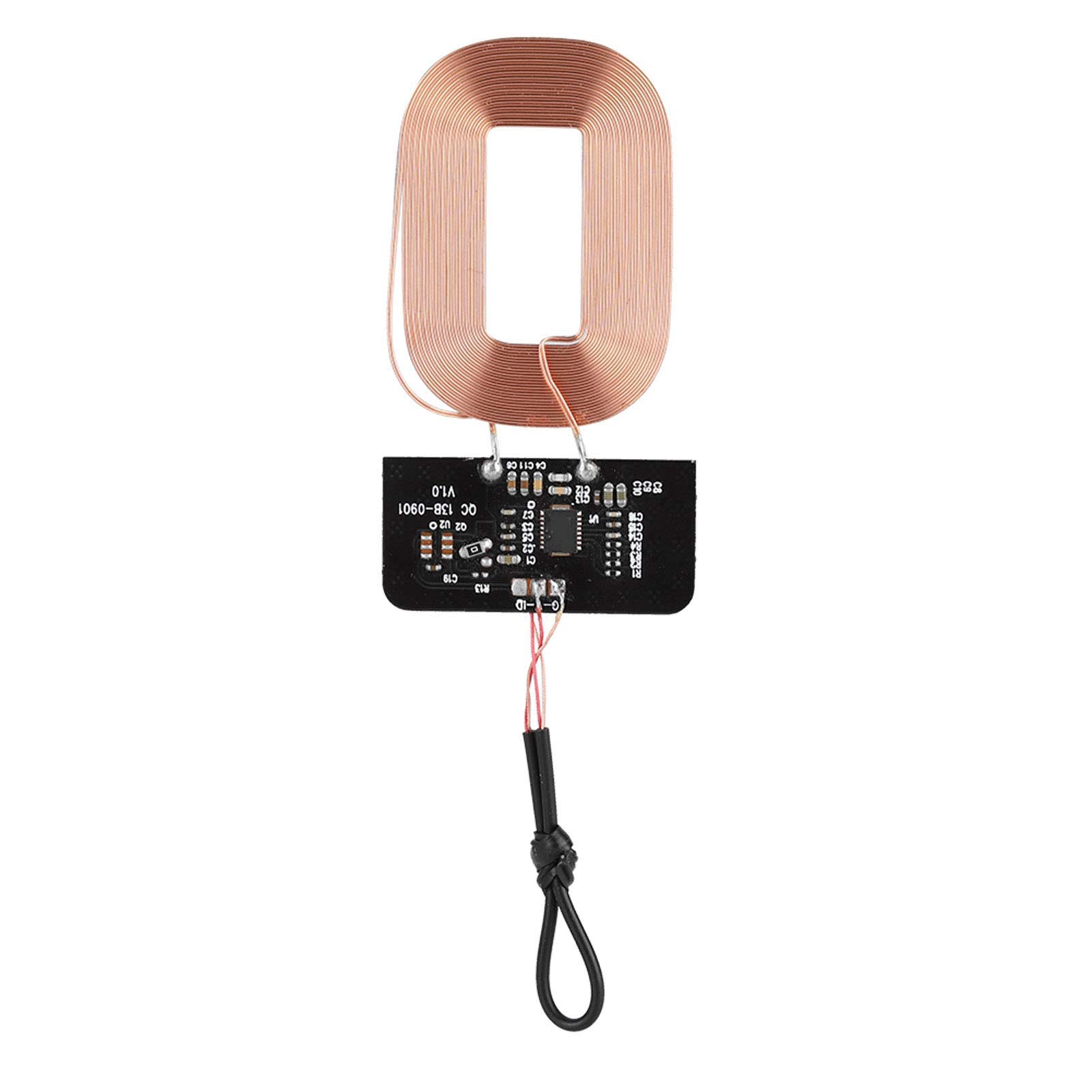 Qi Standard Wireless Charger Receiver Module - 5V 1A Ultra-Thin DIY Charging Coil Circuit for Qi-Compatible Devices - Perfect for Smartphones, Tablets & Wearables