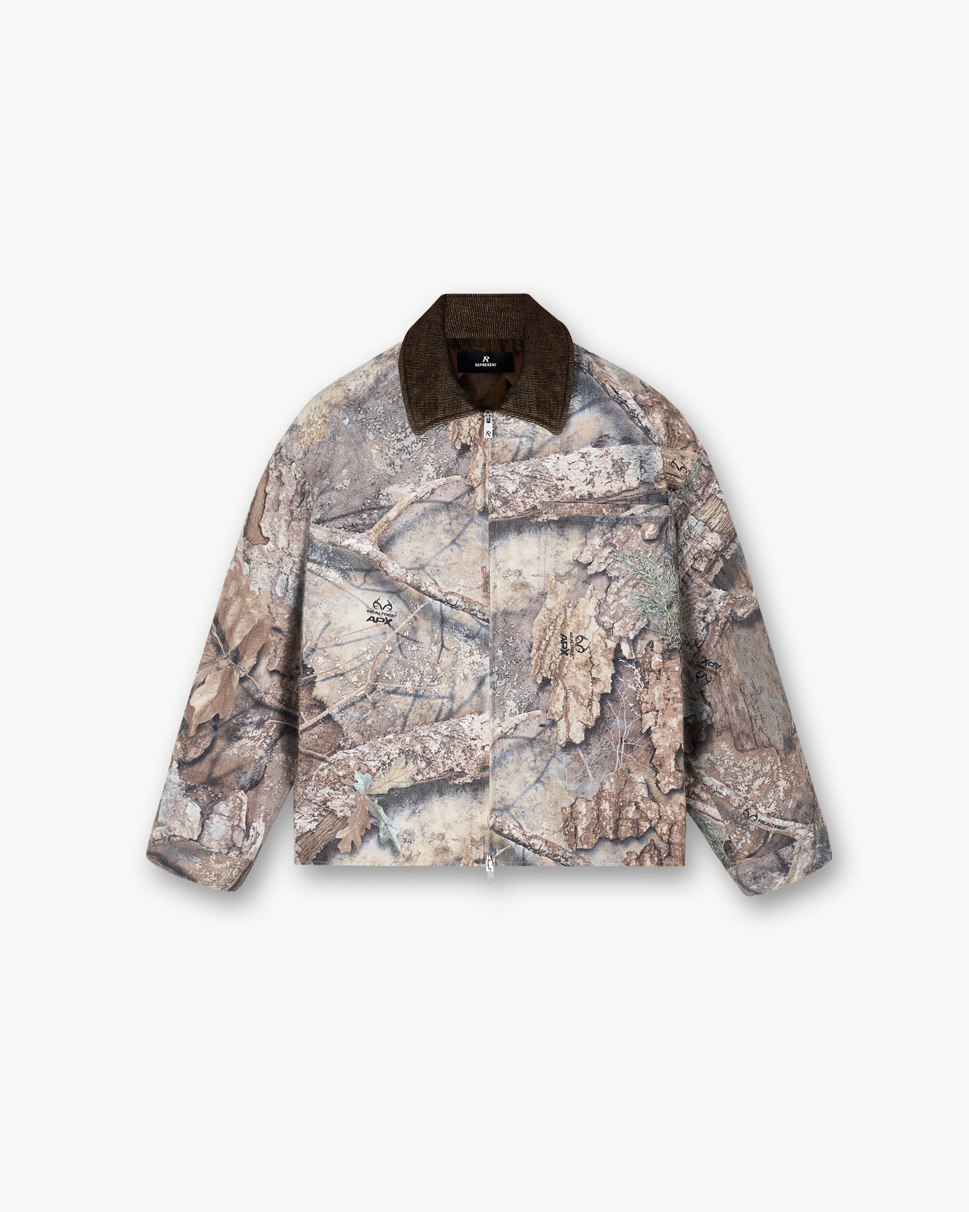 Realtree® Camo Trucker Jacket for Men - Waterproof Hunting Jacket with Warm Fleece Lining - Perfect for Outdoor Adventures, Hunting & Camping