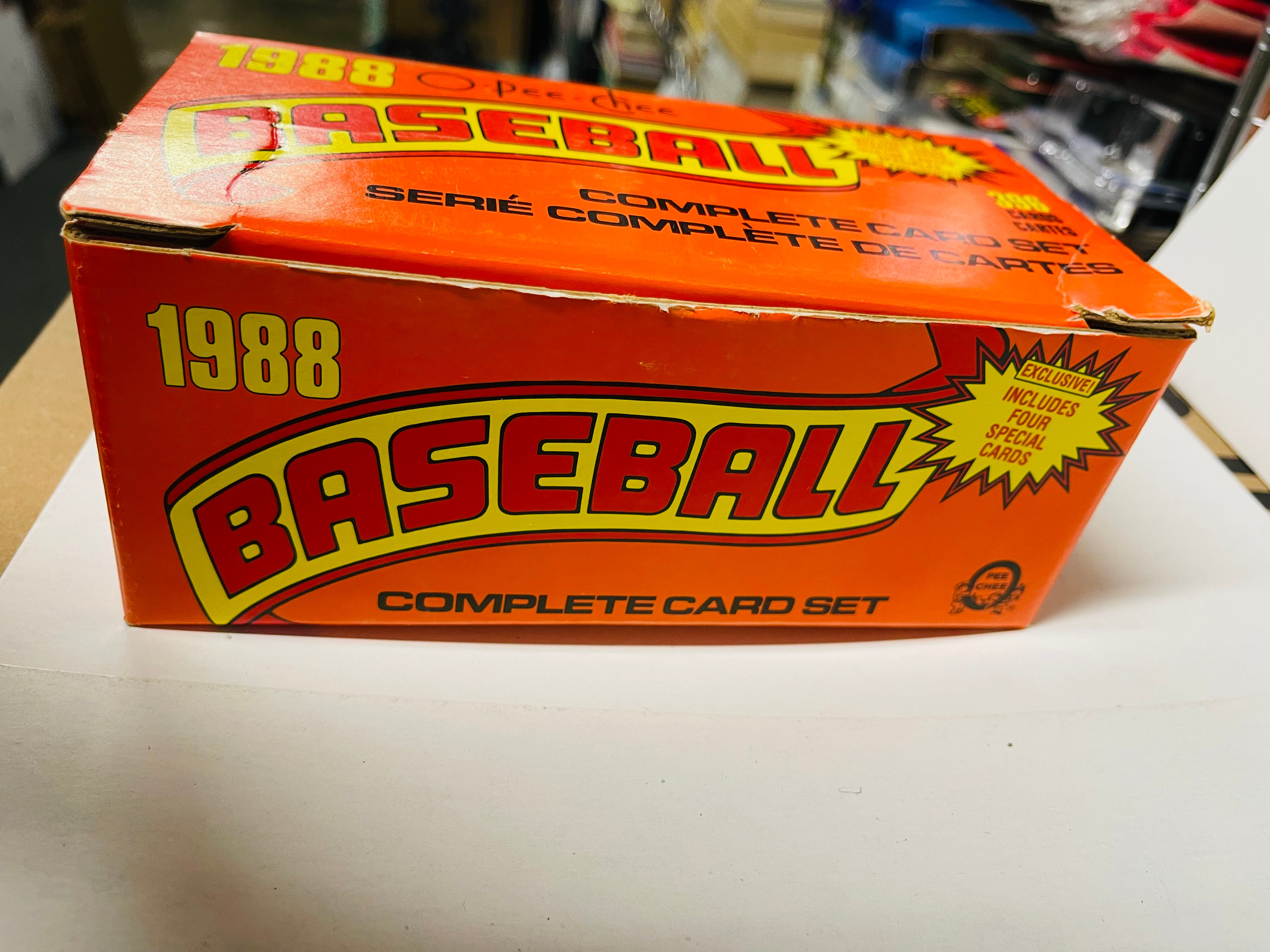 1988 O-Pee-Chee Baseball Factory Set - Complete Trading Card Collection for Collectors & Fans - Perfect for Display, Gifts & Memorabilia