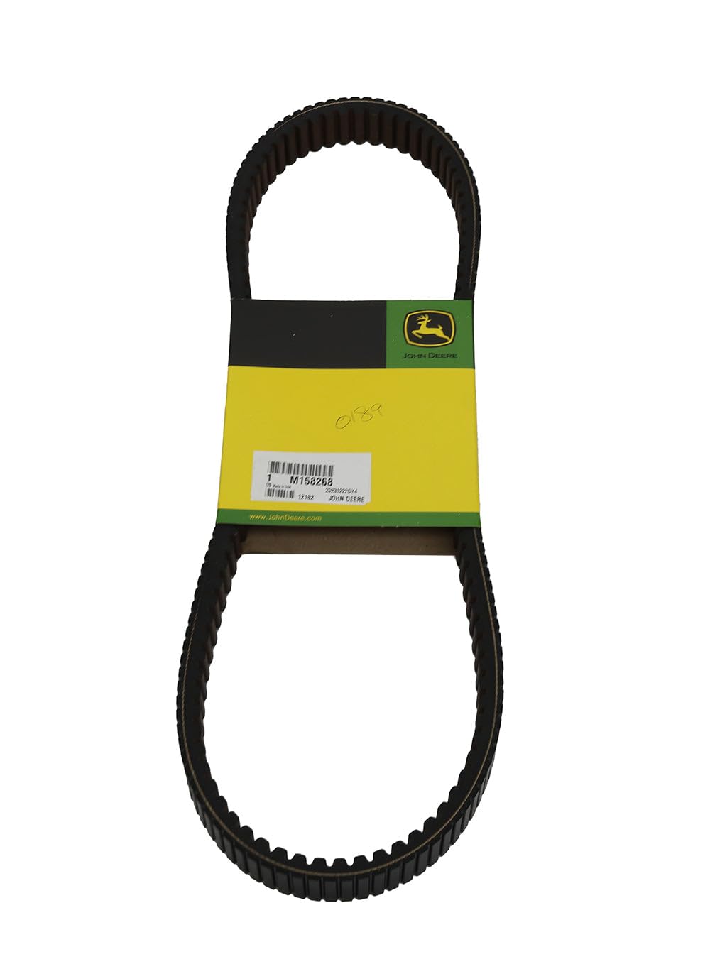 John Deere Original Equipment Synchronous Belt M158268 - High-Performance Tractor & Agricultural Machinery Replacement Part for Smooth Operation