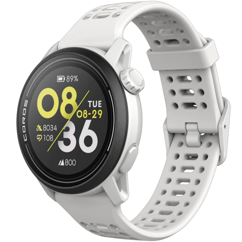 COROS PACE 3 GPS Sports Watch with Heart Rate Monitor - White Silicone Band for Running, Cycling & Fitness Tracking